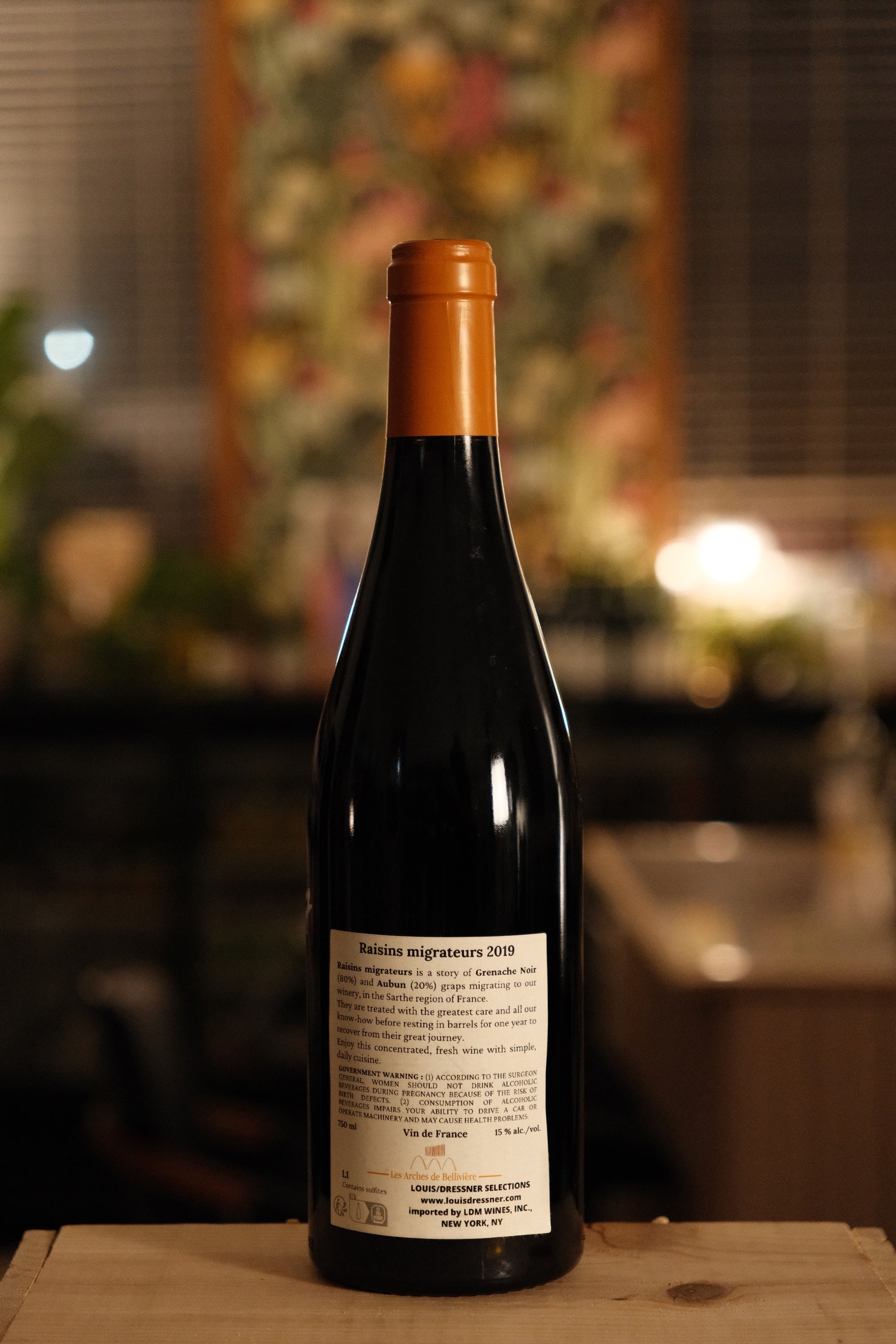 Domaine de Bellivière Les Arches de Bellivière 'Raisins Migrateurs' 2019