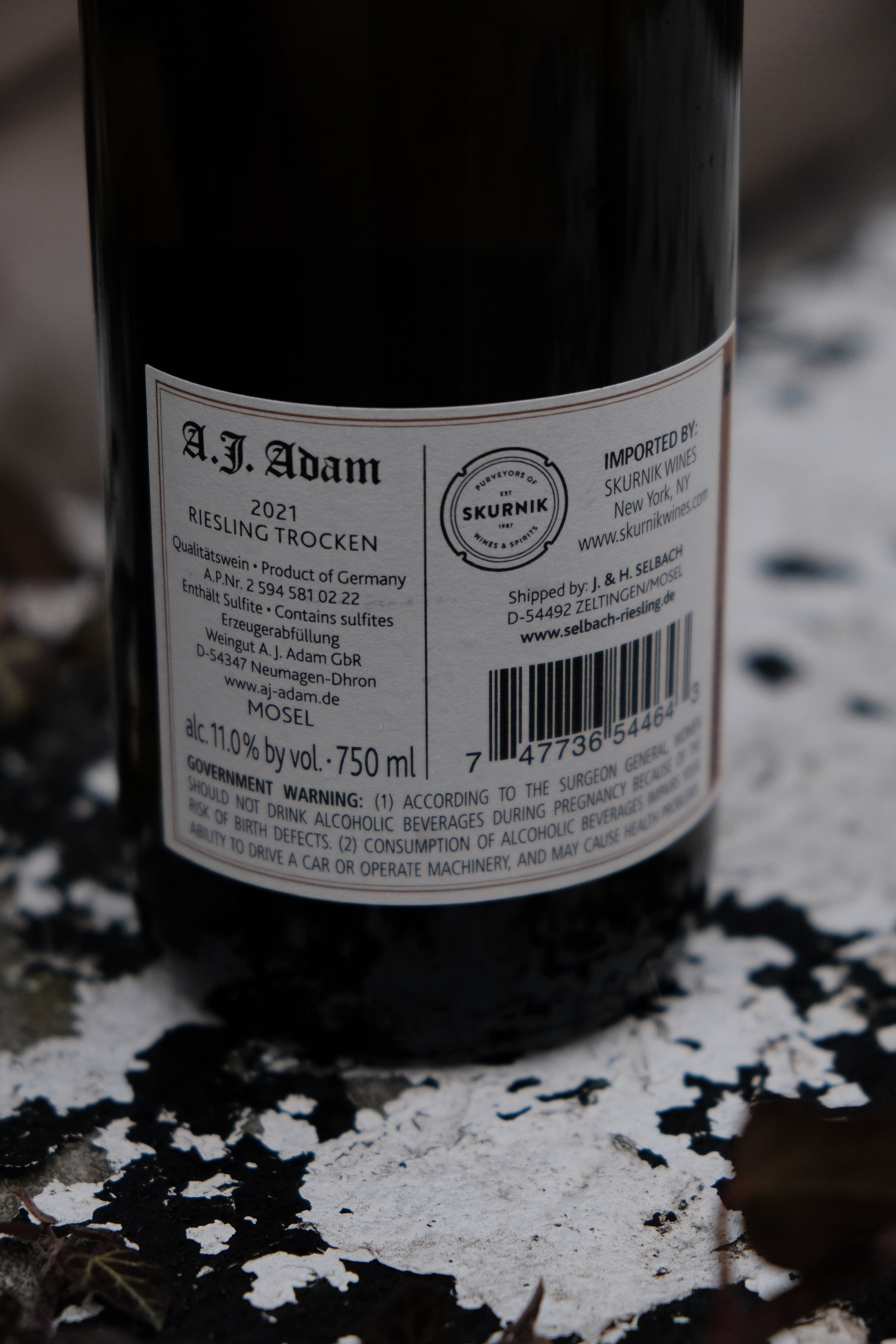 A.J. Adam Riesling Trocken 2022