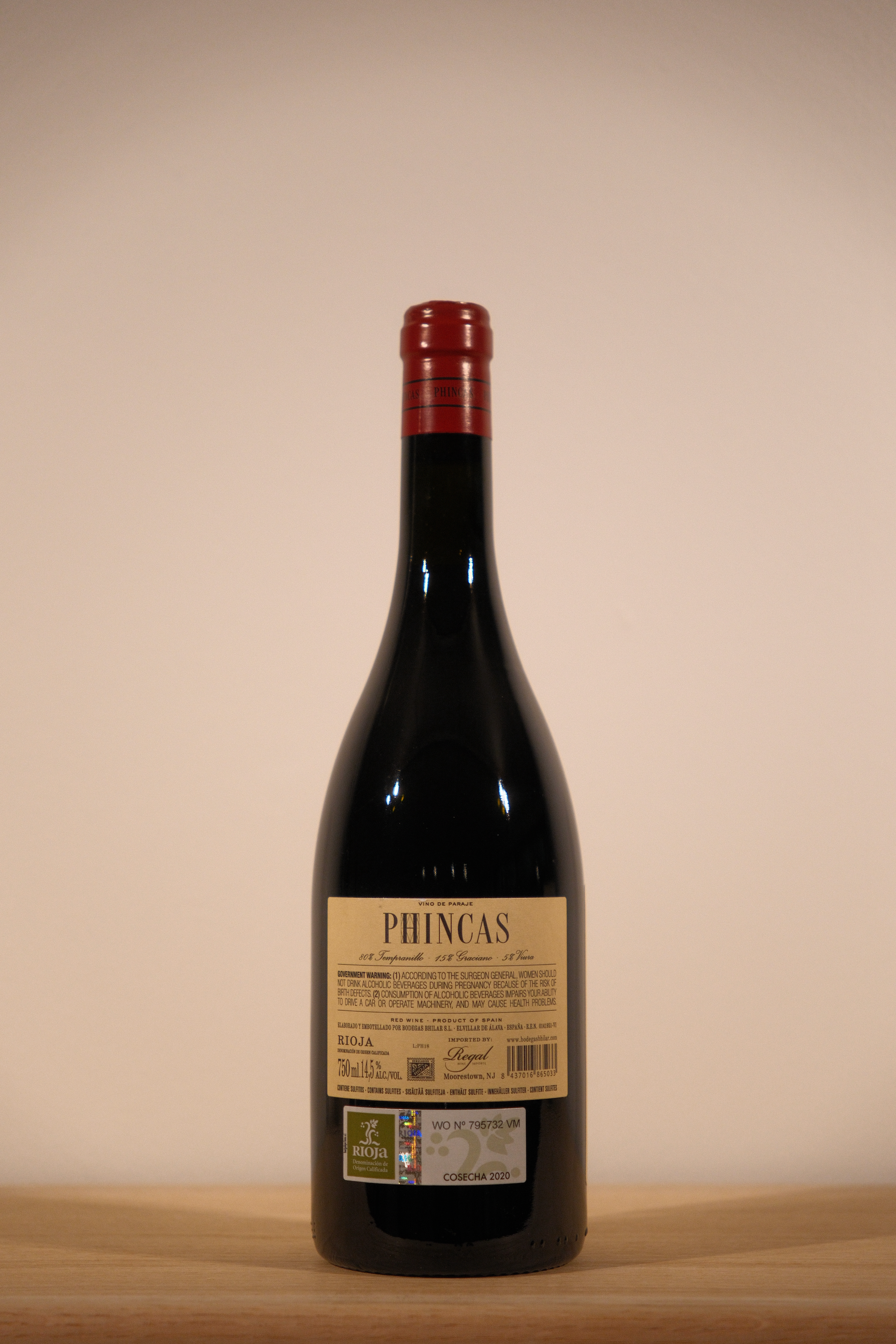 Bhilar 'Phincas' Rioja 2020