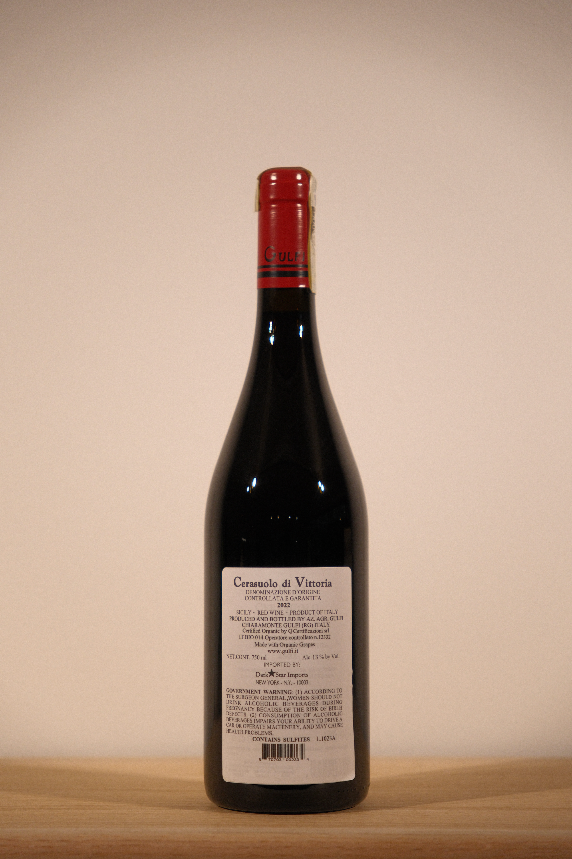 Gulfi Cerasuolo Di Vittoria 2022