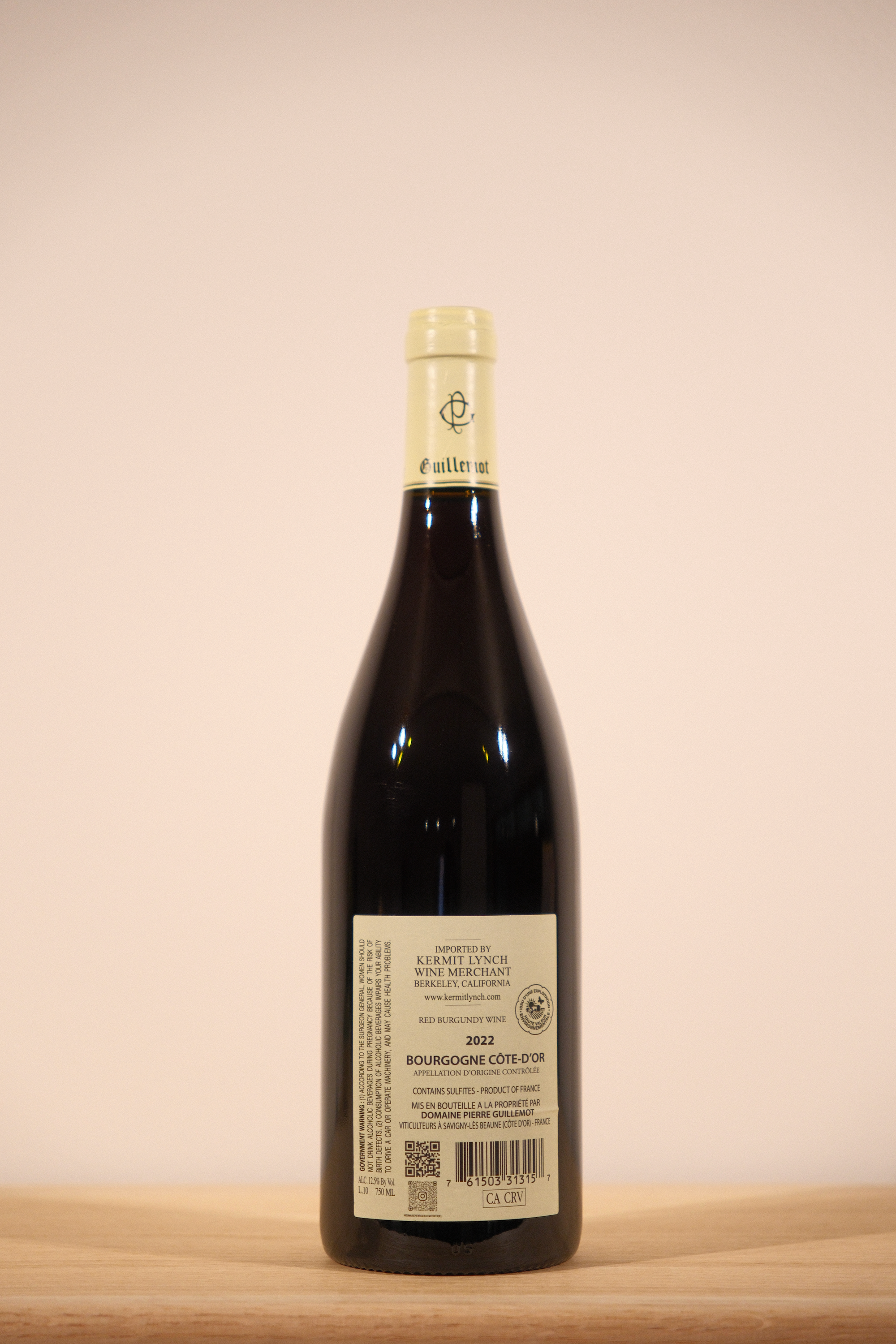 Domaine Pierre Guillemot Bourgogne Rouge 2022