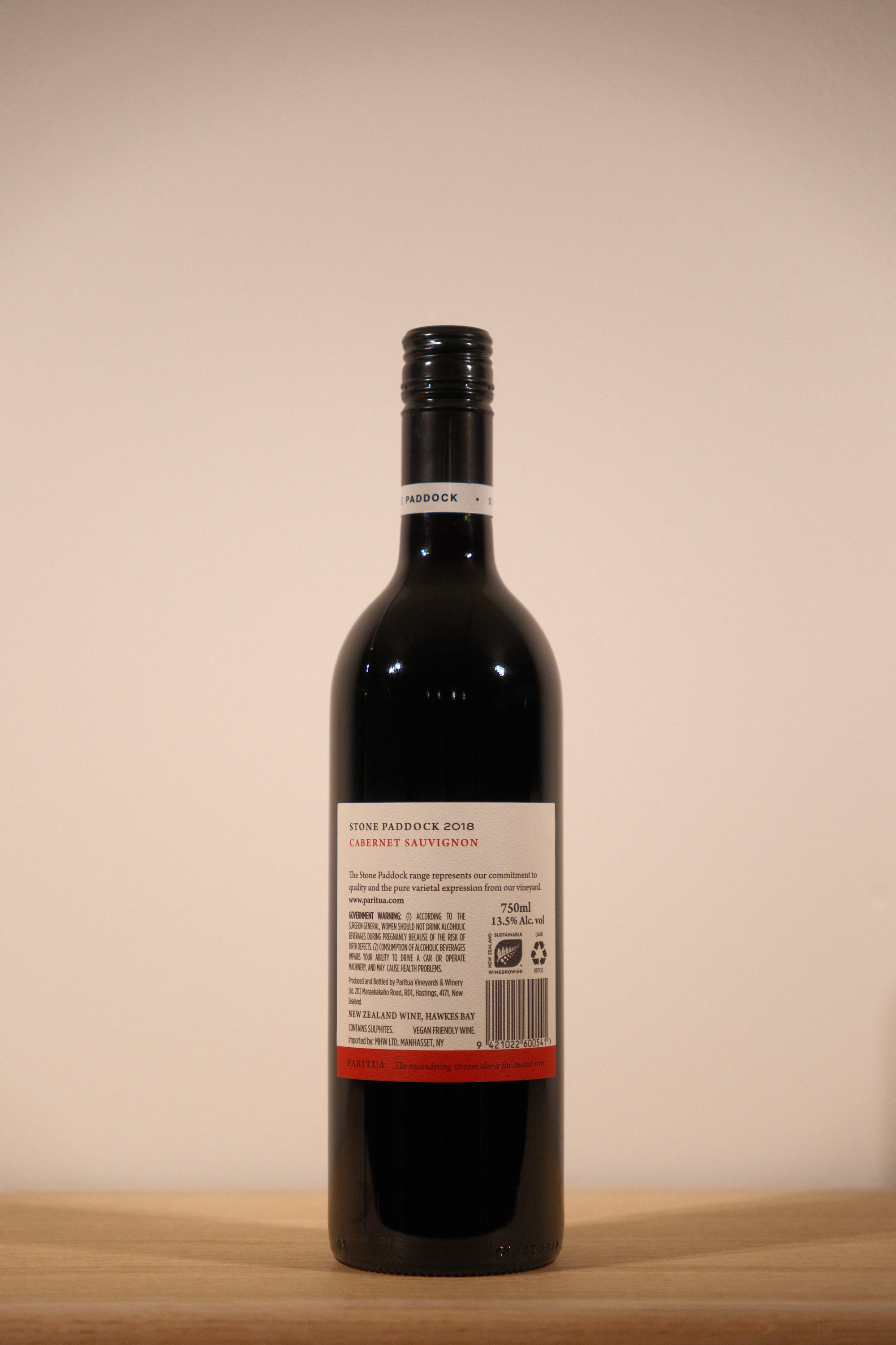 Paritua 'Stone Paddock' Cabernet Sauvignon 2018
