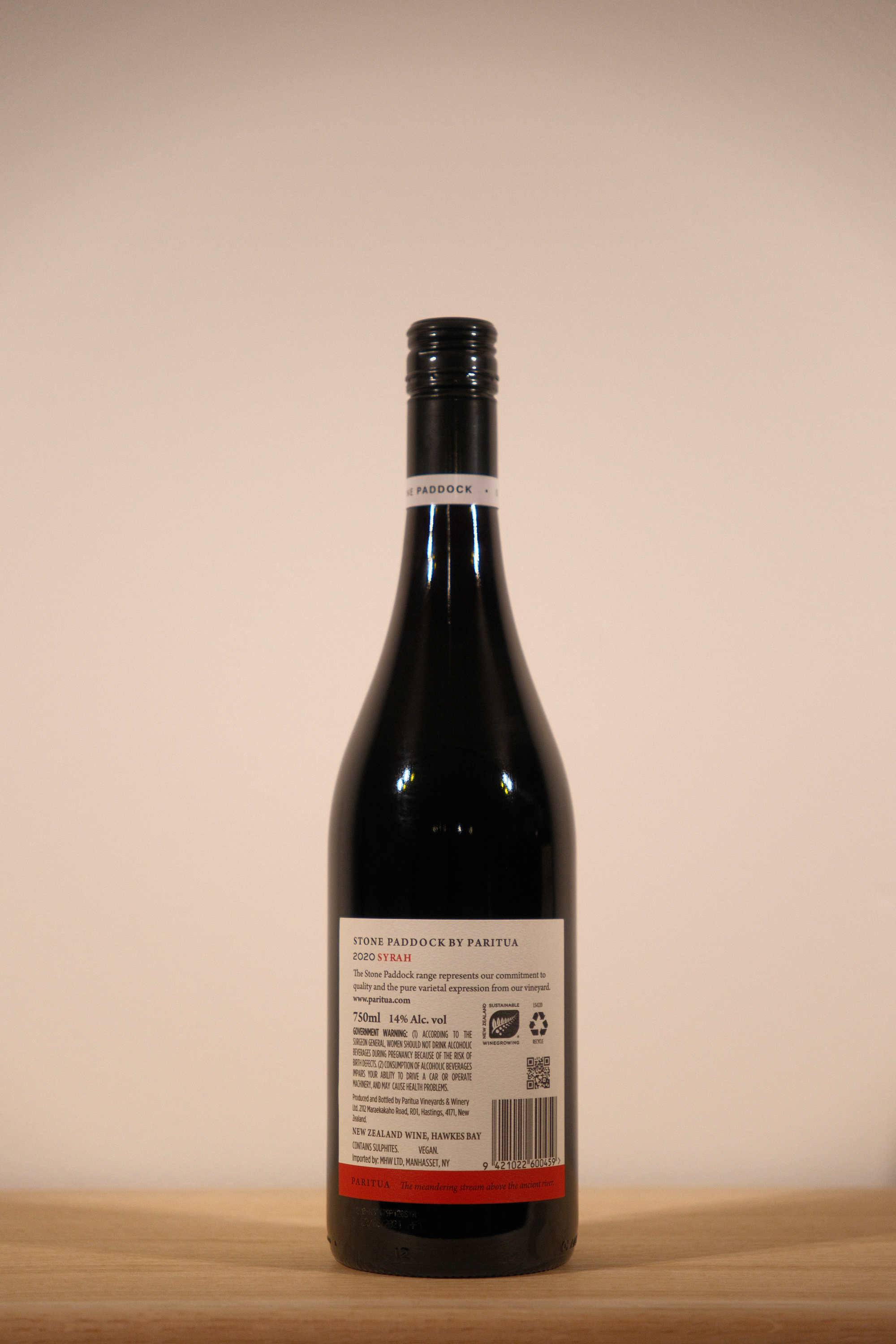 Paritua 'Stone Paddock' Syrah 2020