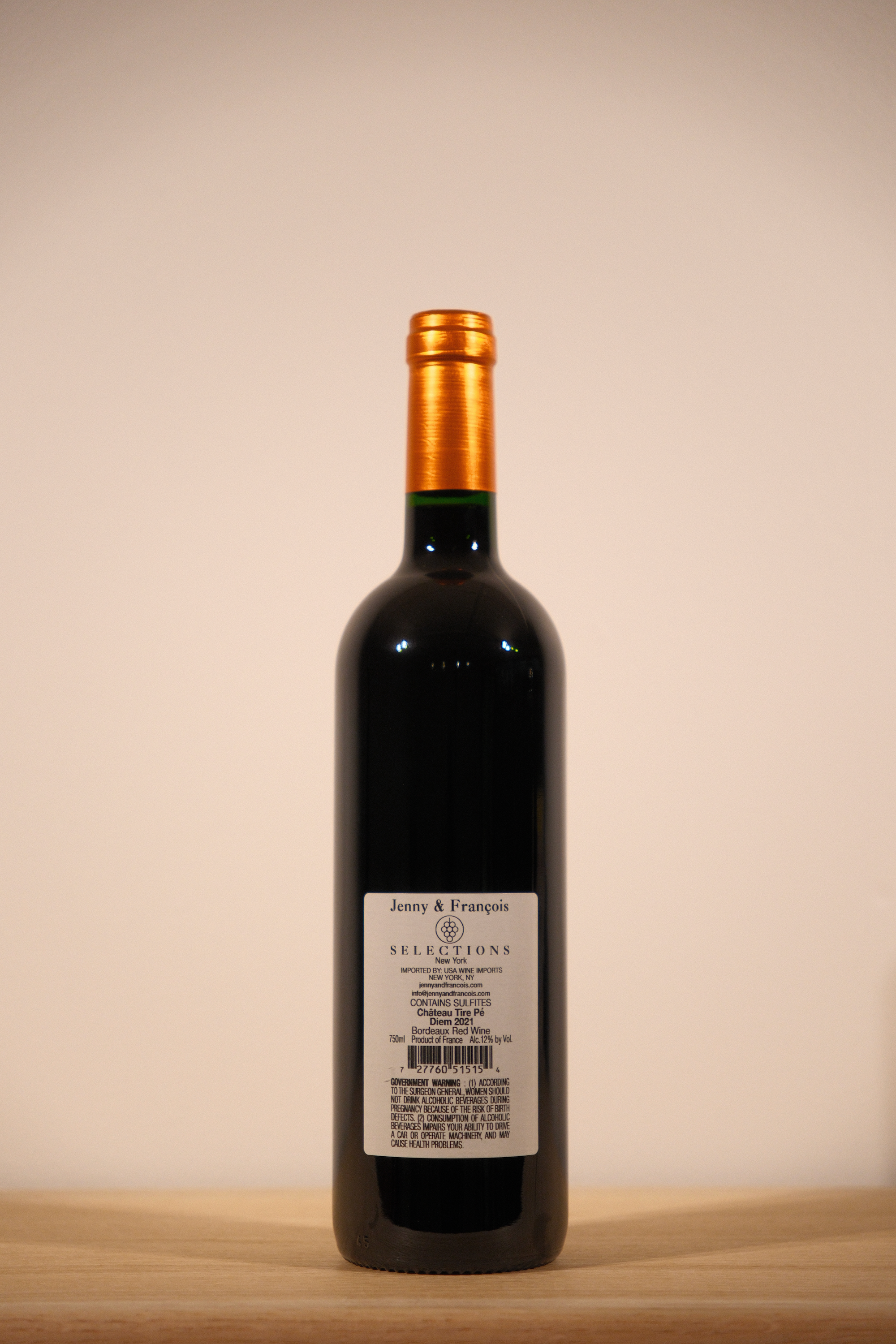 Château Tire Pé 'DieM' Bordeaux 2021