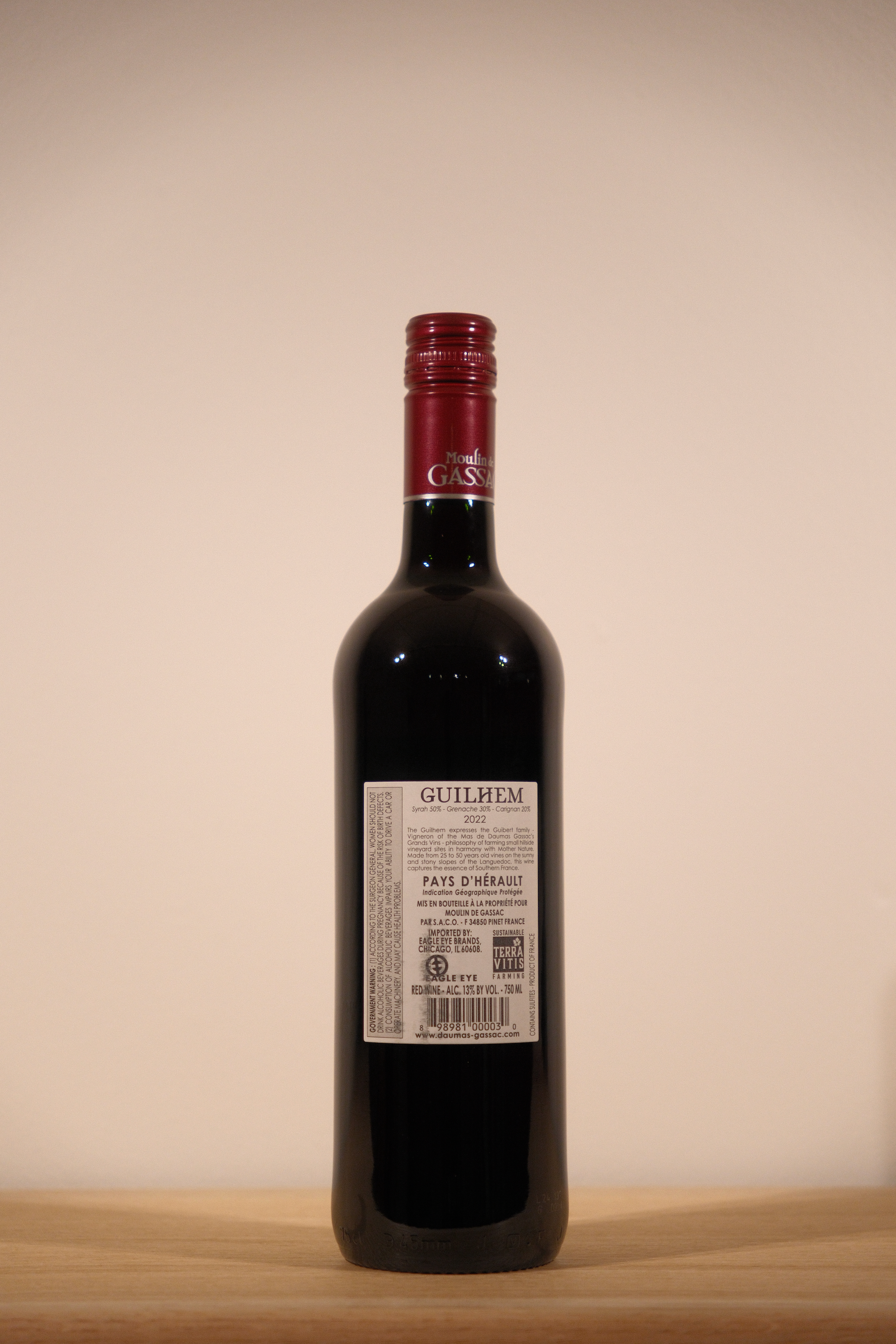 Moulin de Gassac Guilhem Rouge 2022