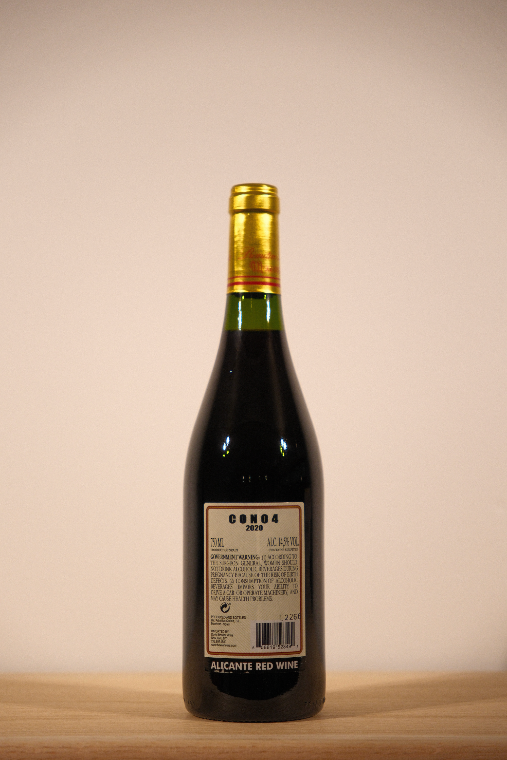 Primitivo Quiles 'Cono 4' 2020