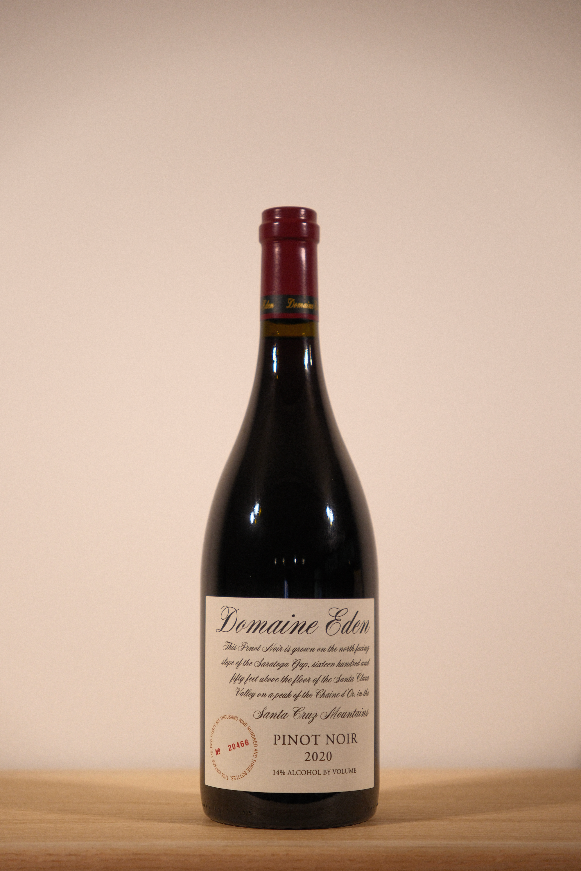 Domaine Eden Santa Cruz Pinot Noir 2020