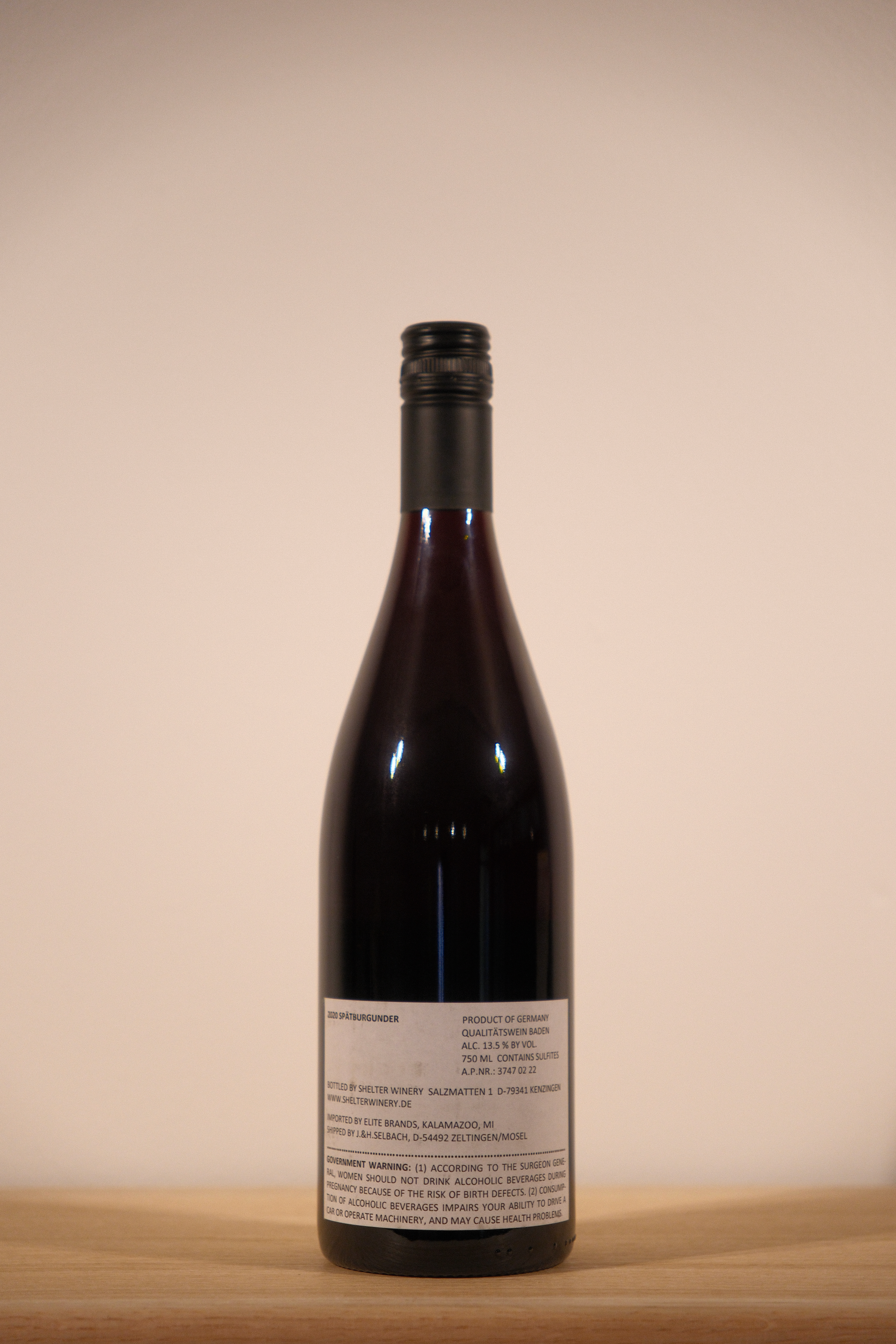 Shelter Spätburgunder 2020