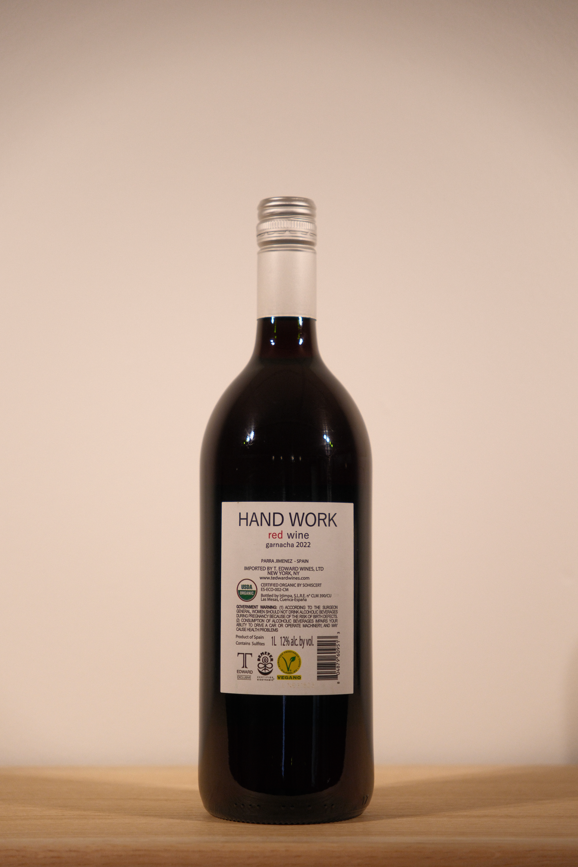 Hand Work Garnacha 1L 2022
