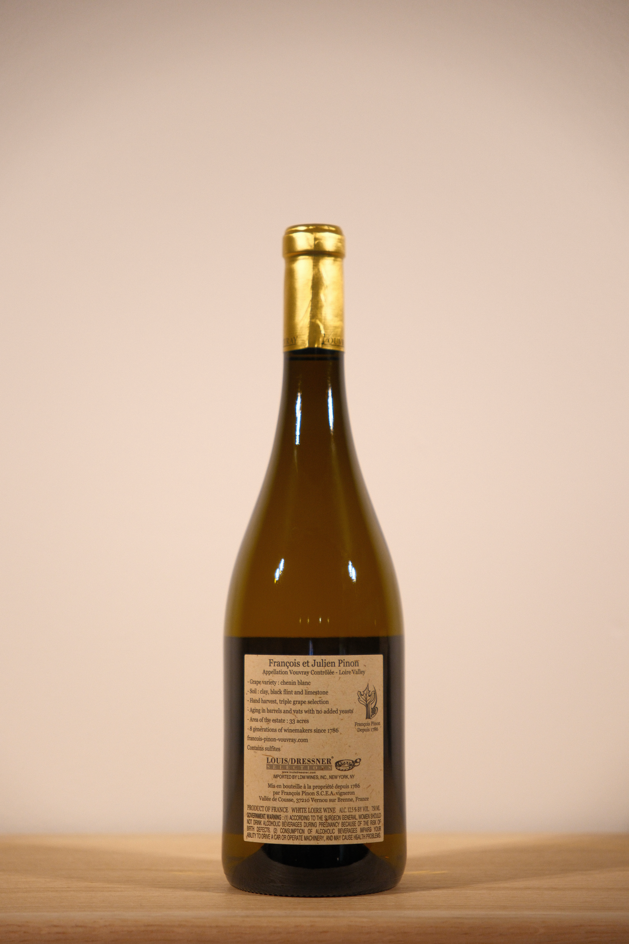 Domaine François et Julien Pinon Vouvray Sec 2022