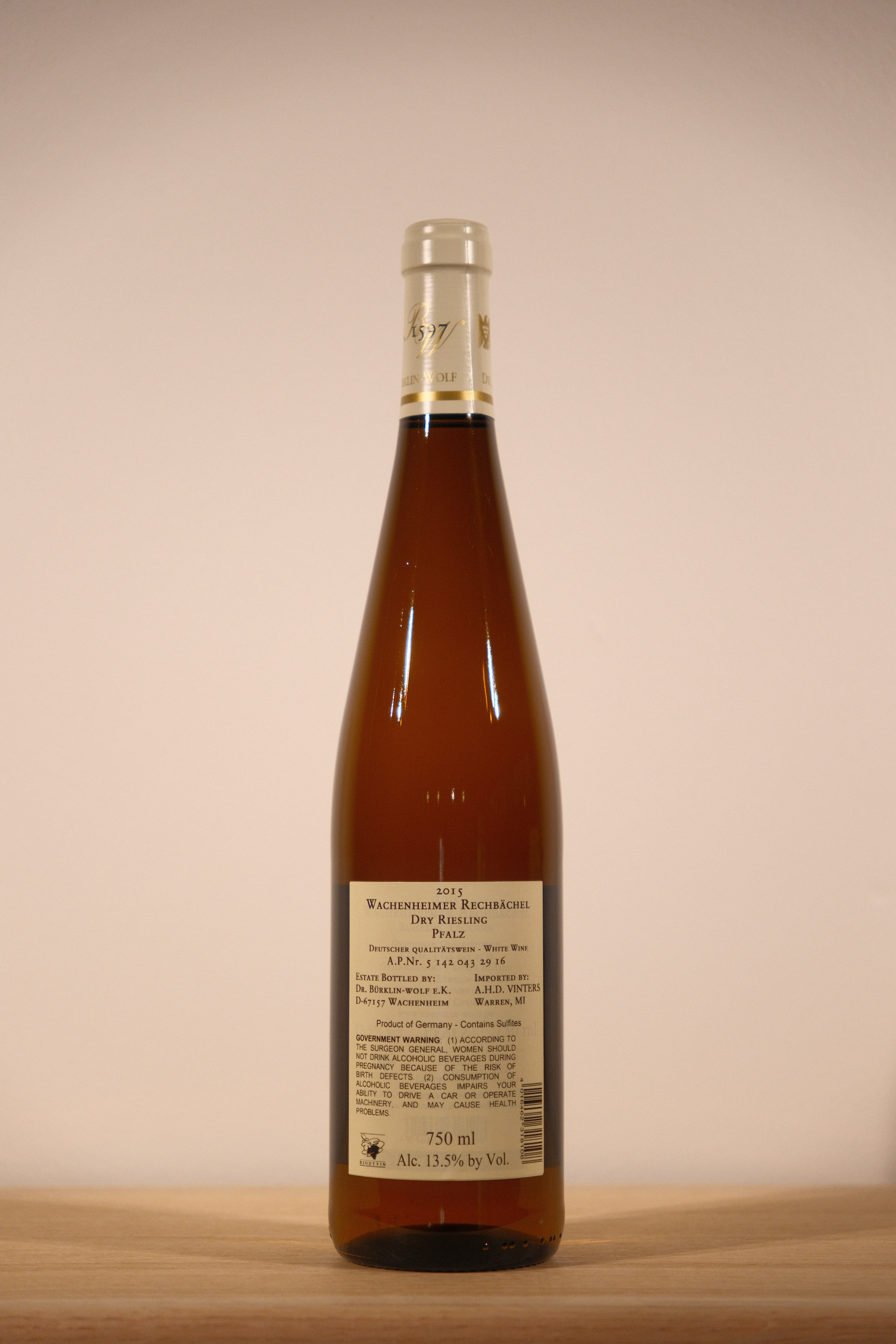 Dr. Bürklin-Wolf 'Wachenheimer Rechbächel' Riesling 2015