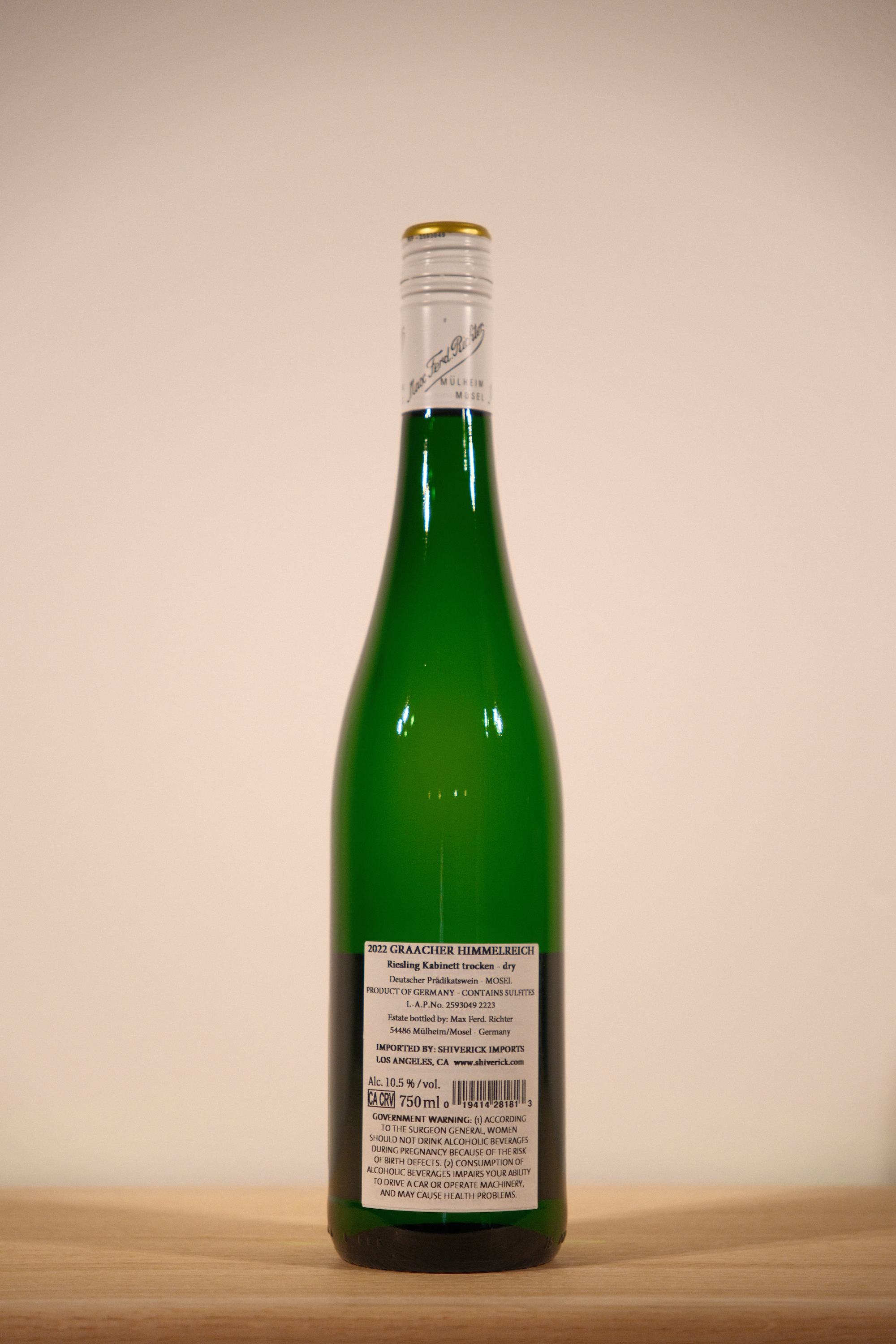 Weingut Max Ferd. Richter 'Graacher Himmelreich' Kabinett Trocken Riesling 2022