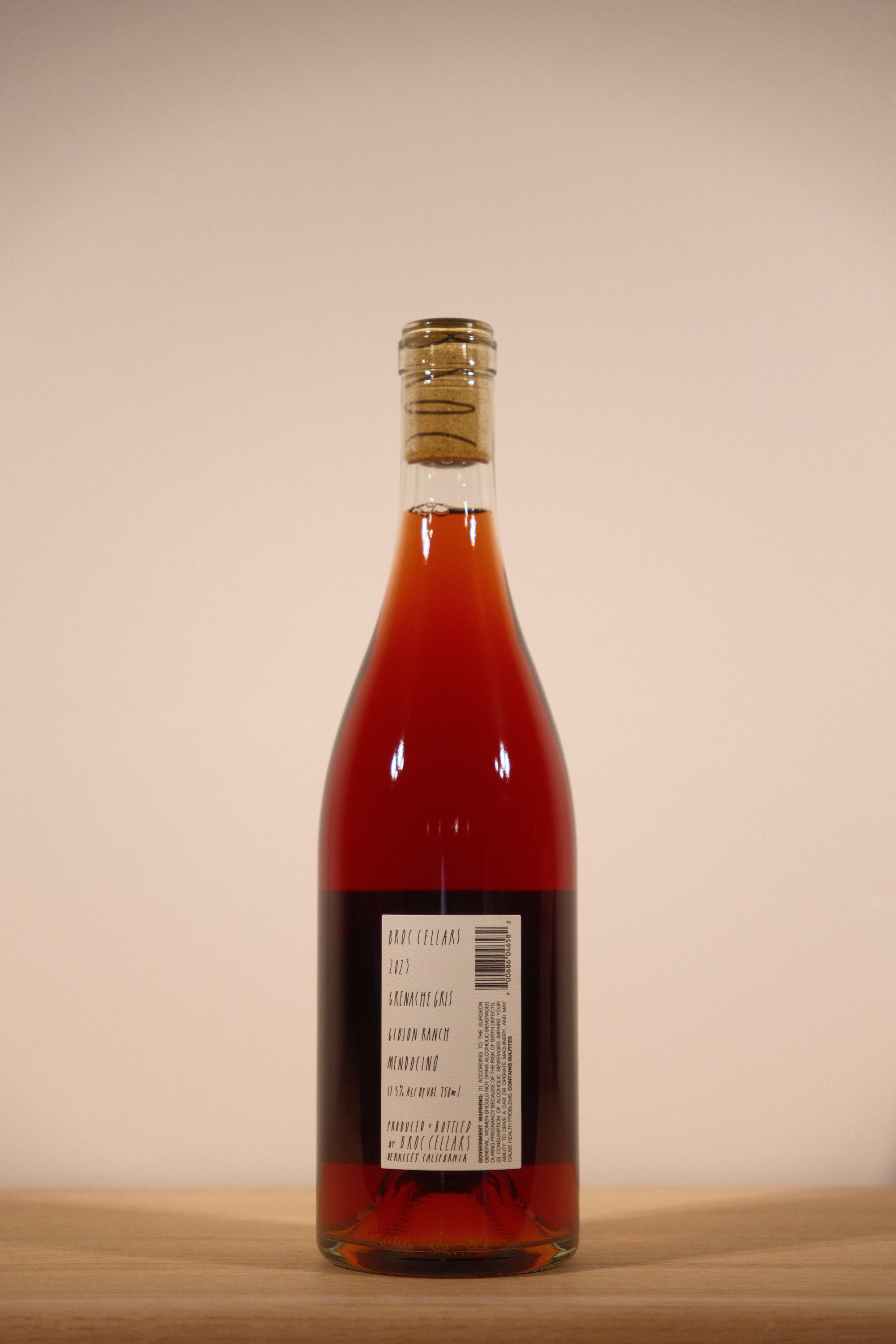 Broc Cellars Mendocino Grenache Gris 2023