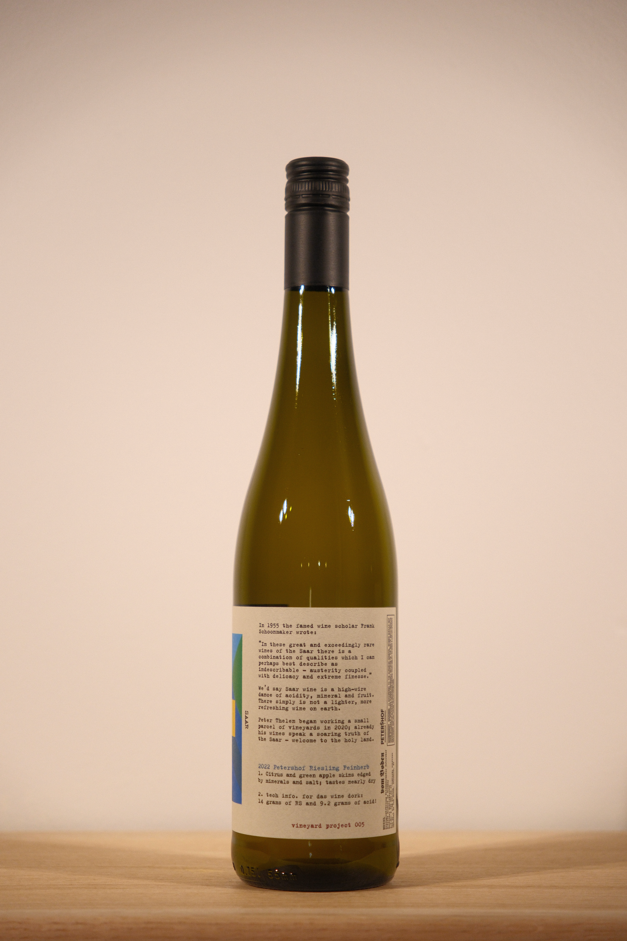 Petershof 'VP005' Riesling Feinherb 2022