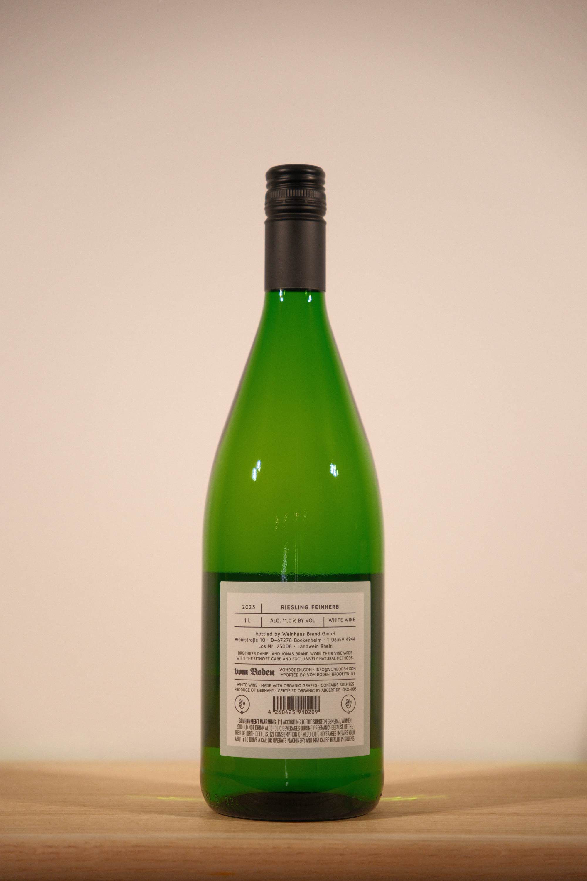 Brand Bros Riesling Feinherb 1L 2023
