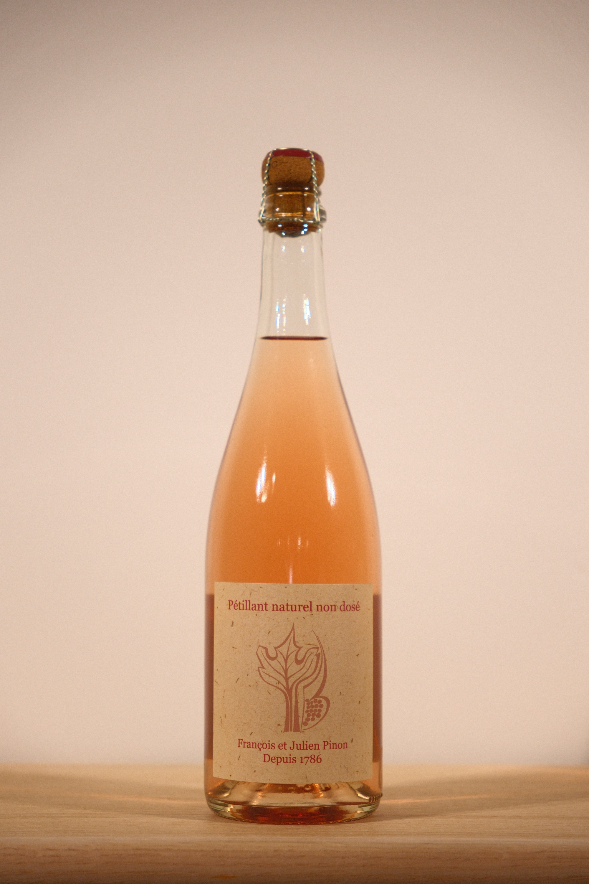 Domaine François et Julien Pinon Brut Rosé Pét Nat 2022