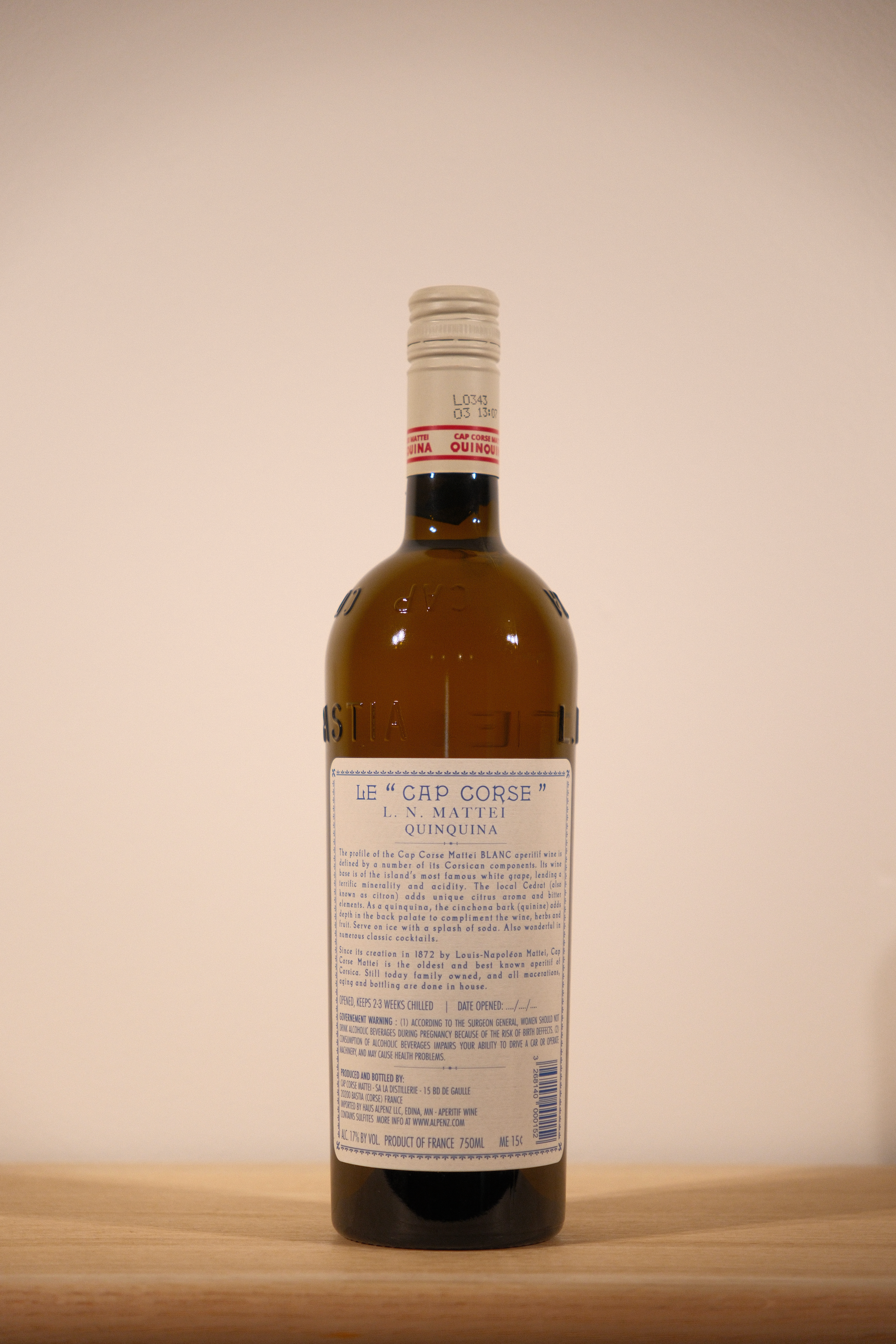 L.N. Mattei Cap Corse Quinquina Blanc NV