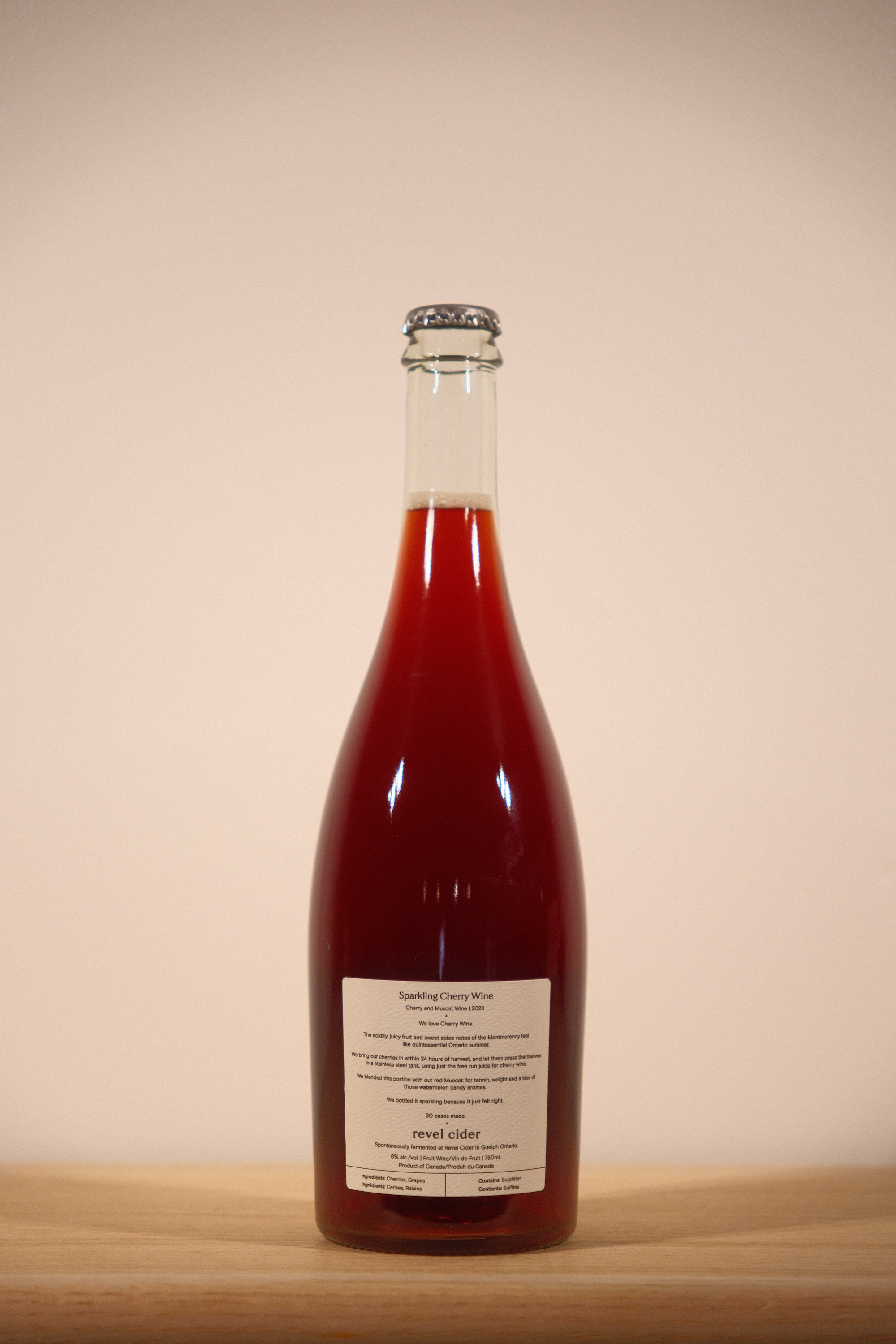Revel Cider Sparkling Cherry Wine with Muscat 2023