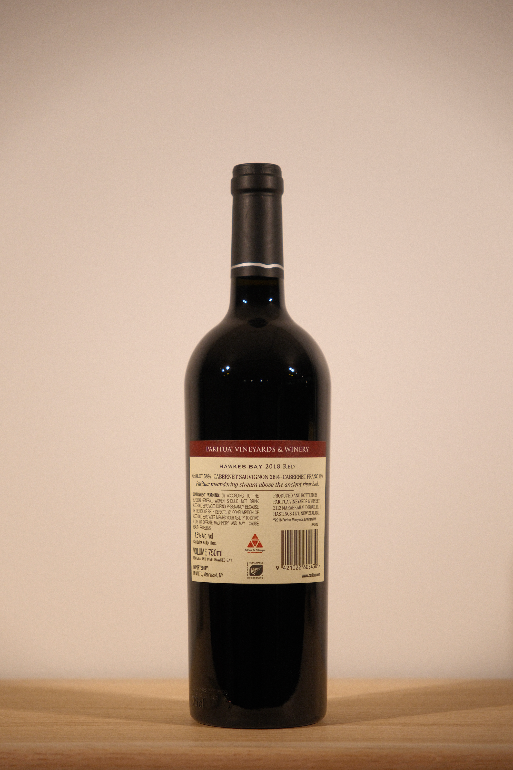 Paritua Red Blend 2018