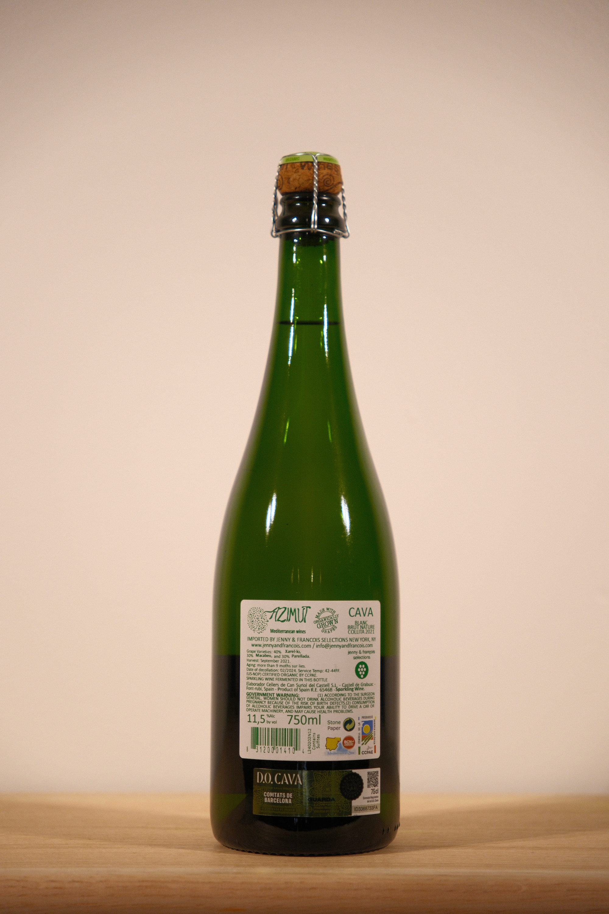Cellers de Can Suriol 'Azimut' Cava Extra Brut NV
