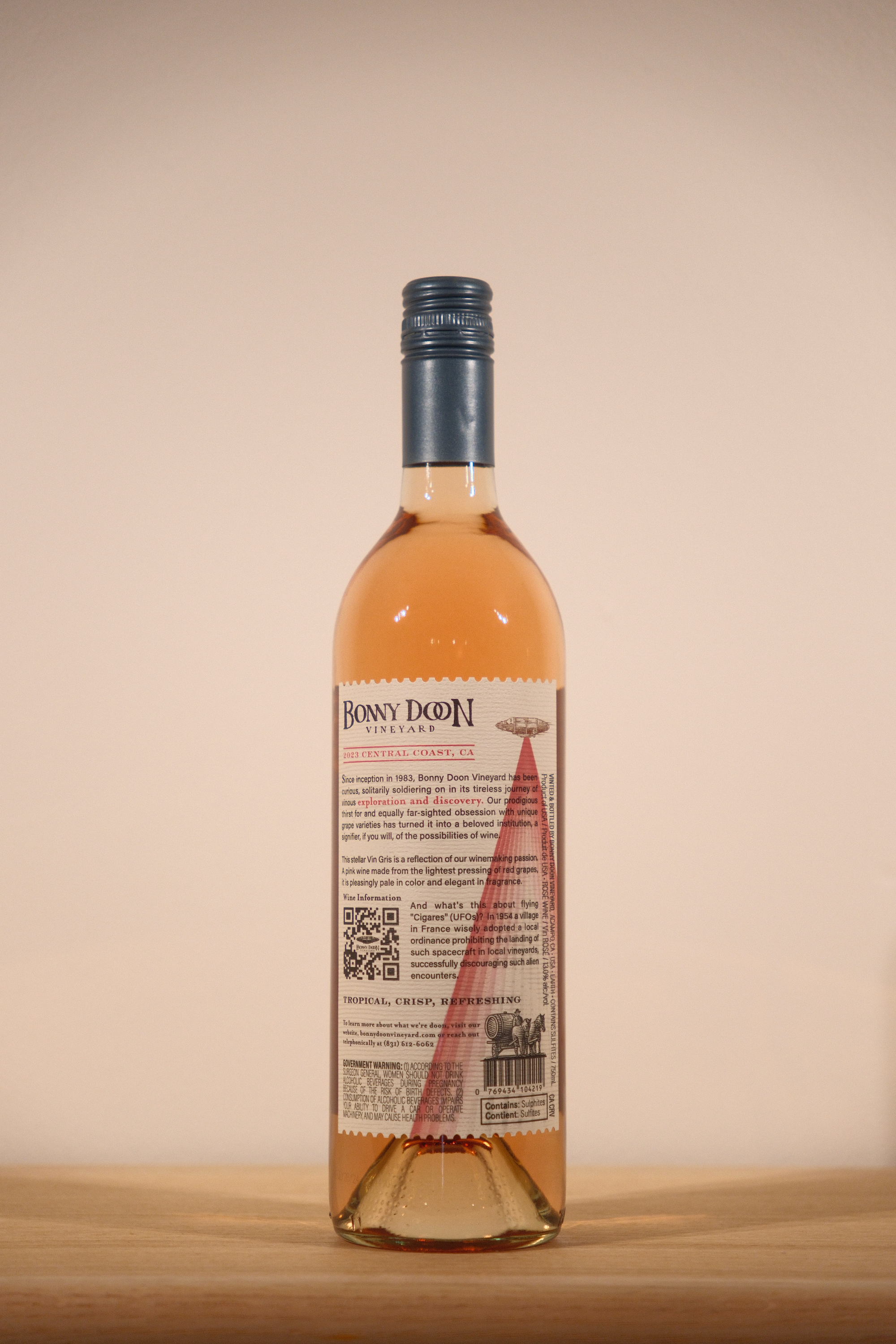 Bonny Doon 'Vin Gris De Cigare' Rosé 2023