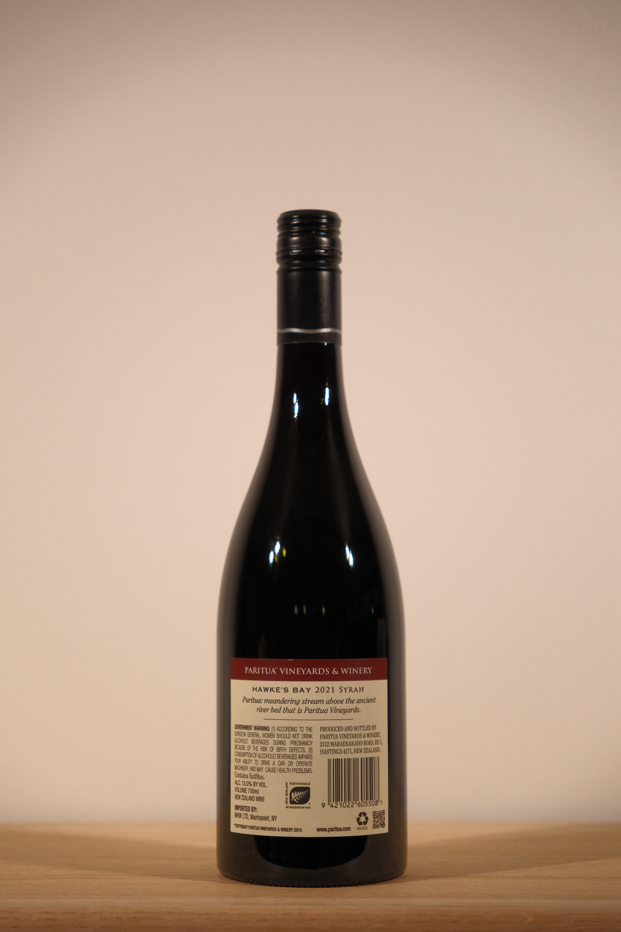 Paritua Syrah 2021