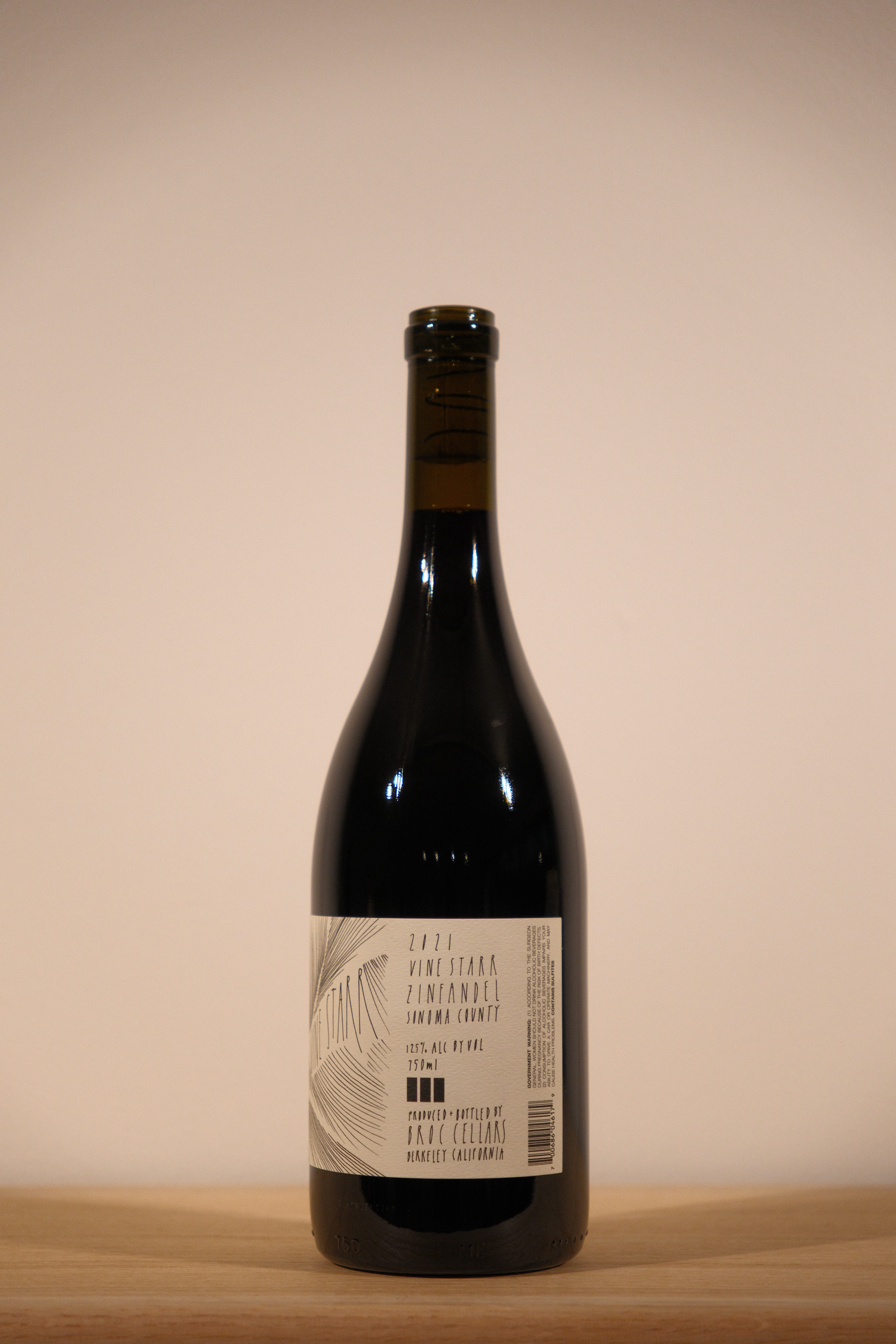 Broc Cellars 'Vine Starr' Sonoma County Zinfandel 2022