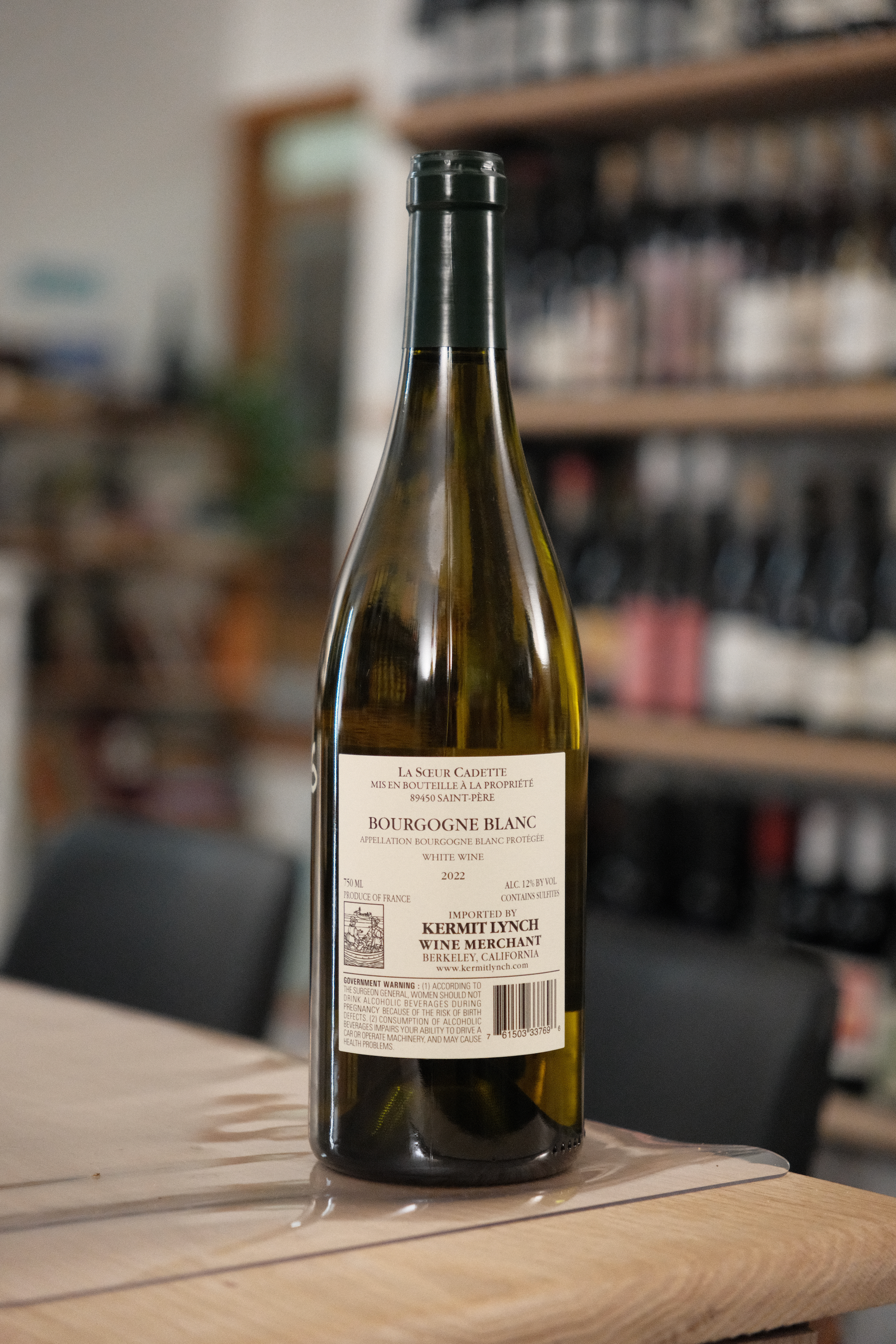 Domaine De La Cadette 'La Sœur Cadette' Bourgogne Blanc 2022