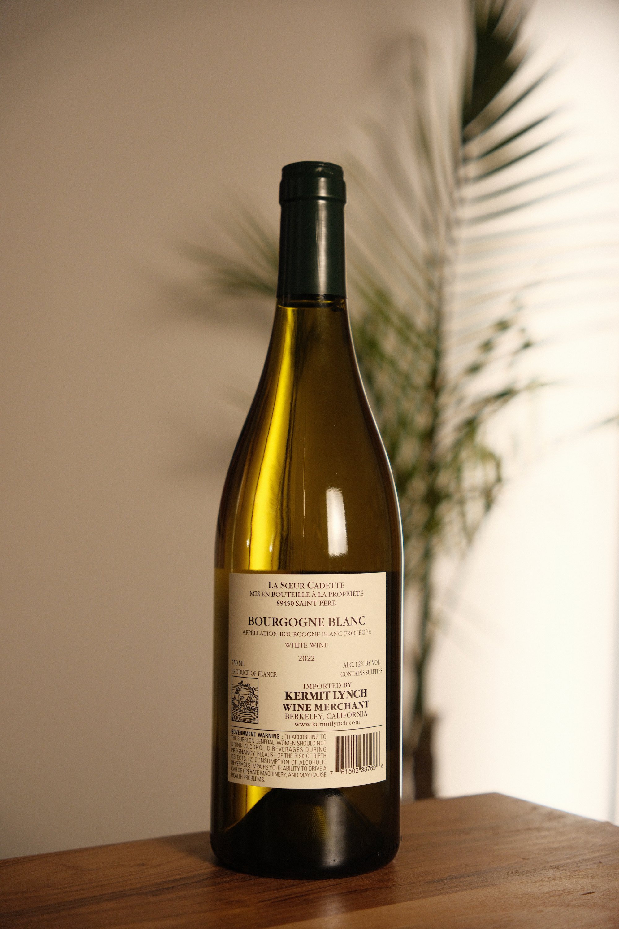 Domaine De La Cadette 'La Sœur Cadette' Bourgogne Blanc 2022