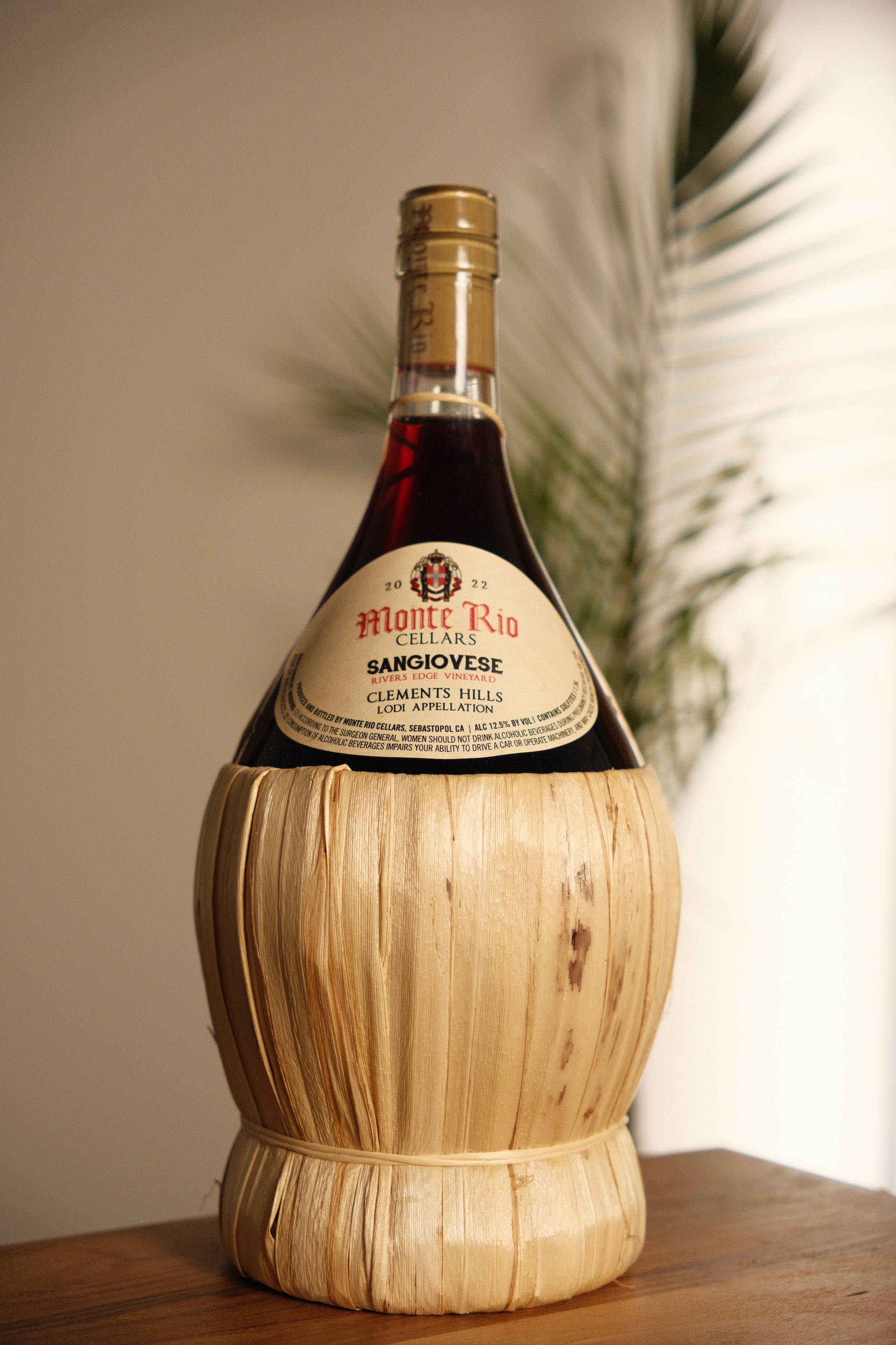 Monte Rio 'River's Edge' Sangiovese 1.5L 2022 FIASCO