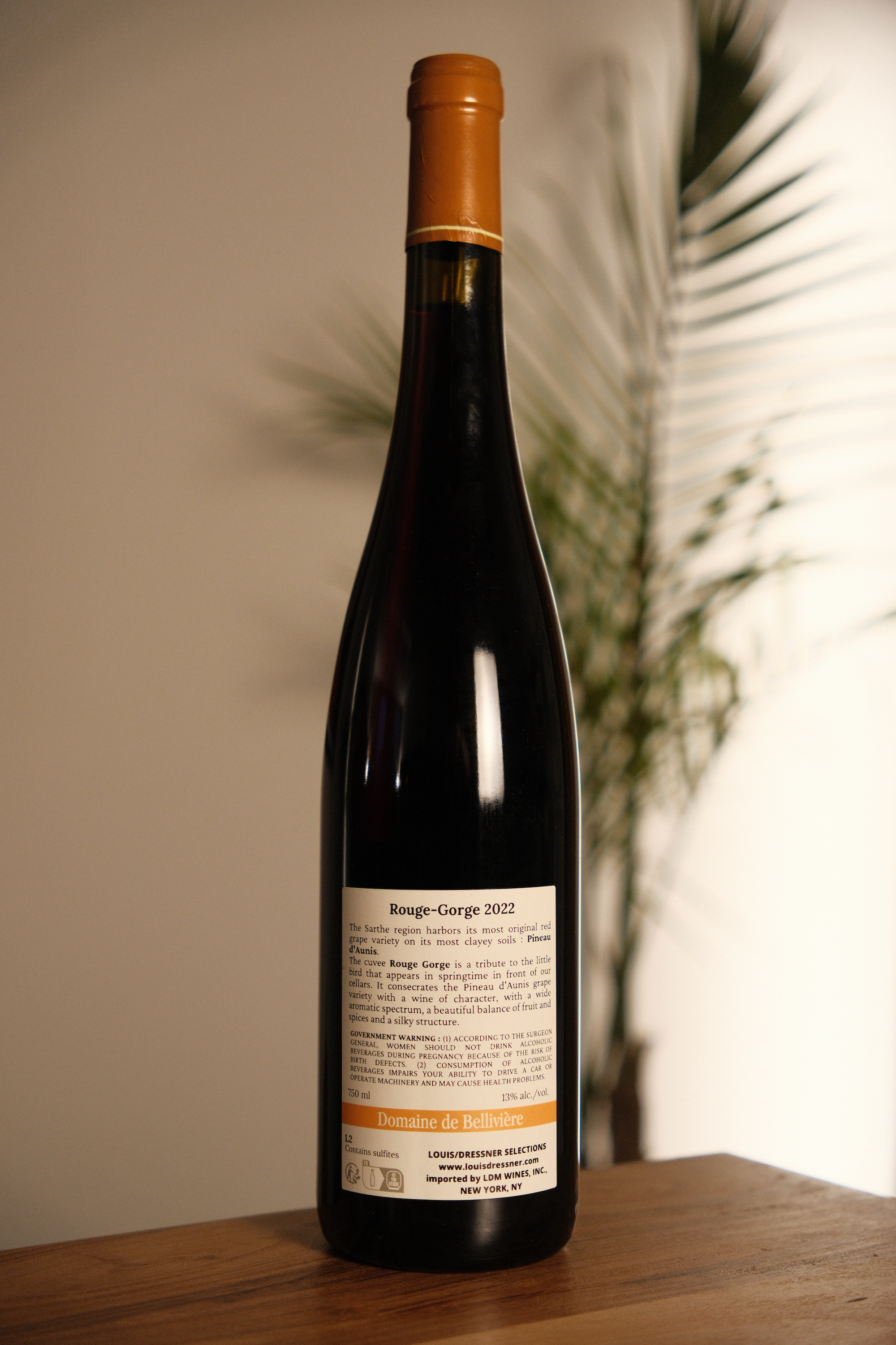 Domaine de Bellivière 'Rouge-Gorge' 2022