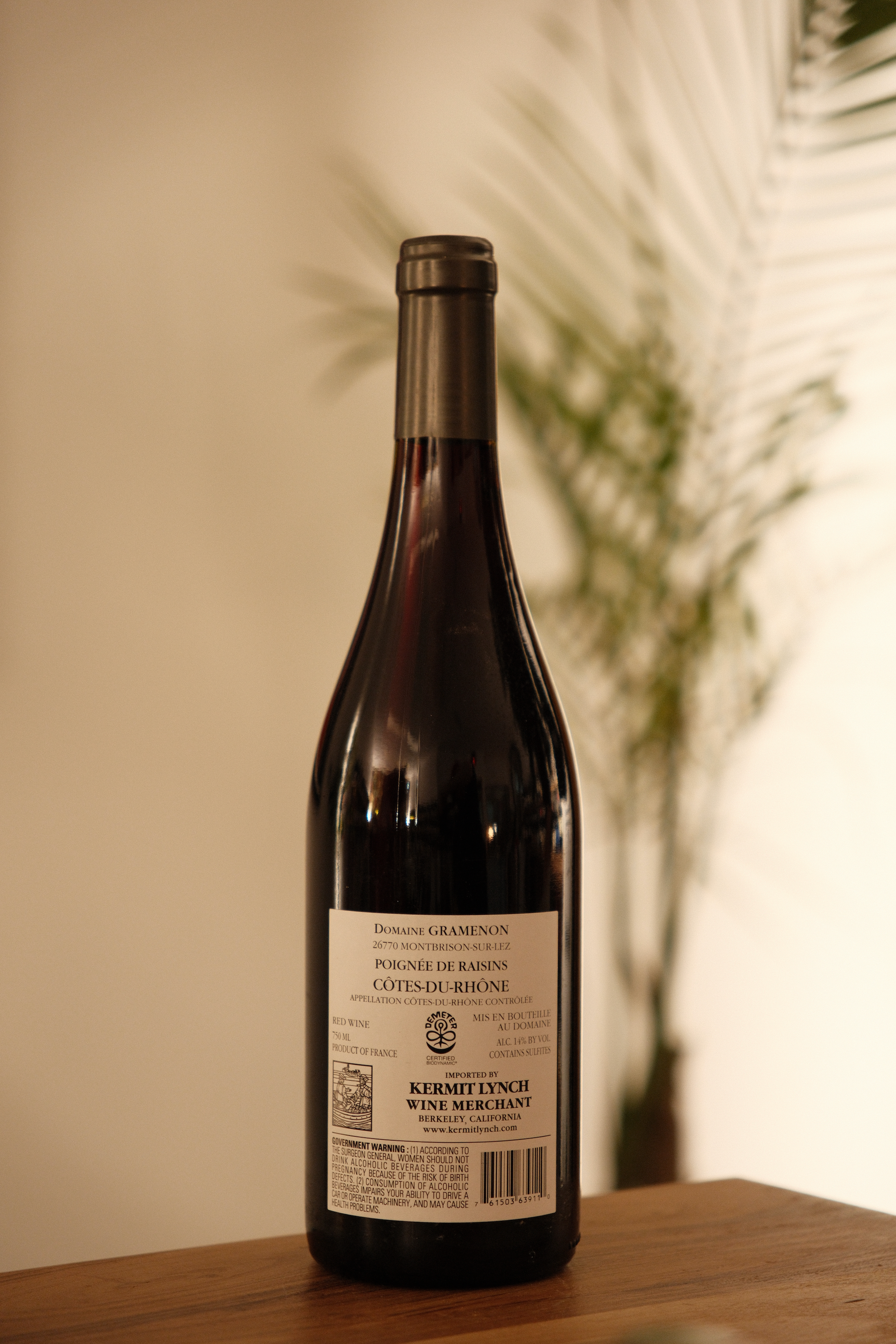 Domaine Gramenon 'Poignée de Raisins' Côtes-du-Rhône 2022