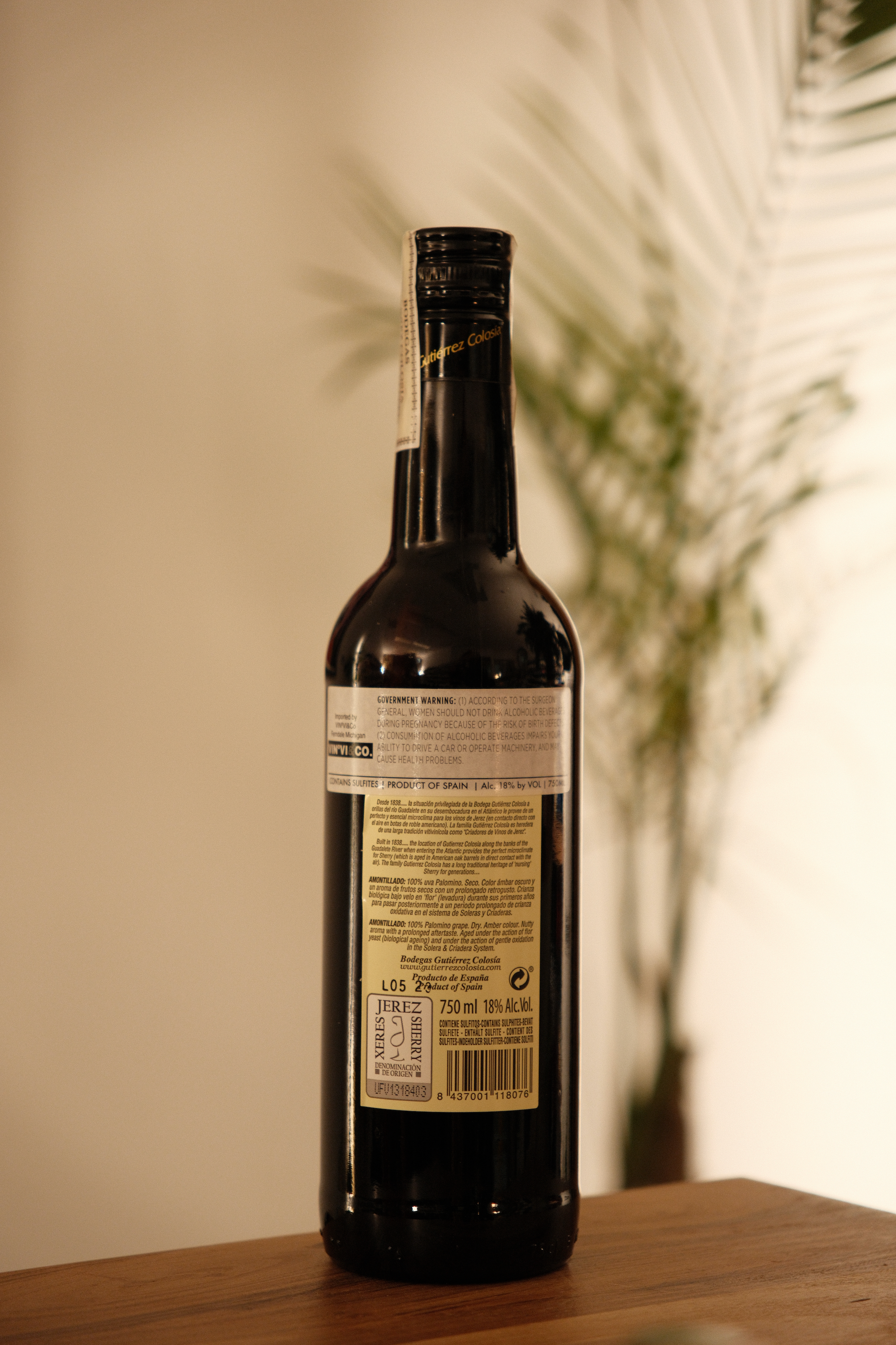 Gutiérrez Colosía Amontillado Sherry NV
