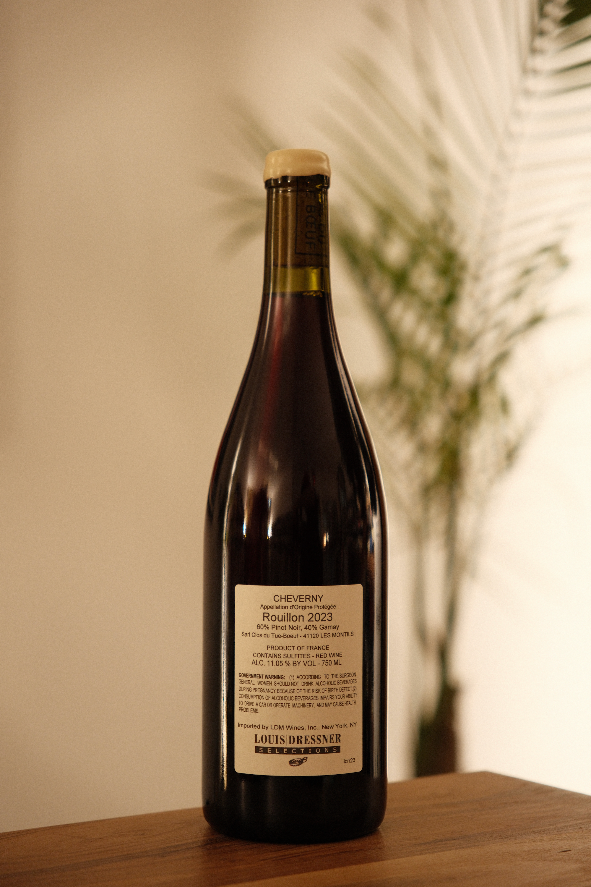 Clos du Tue-Bœuf 'Rouillon' Cheverny Rouge 2023