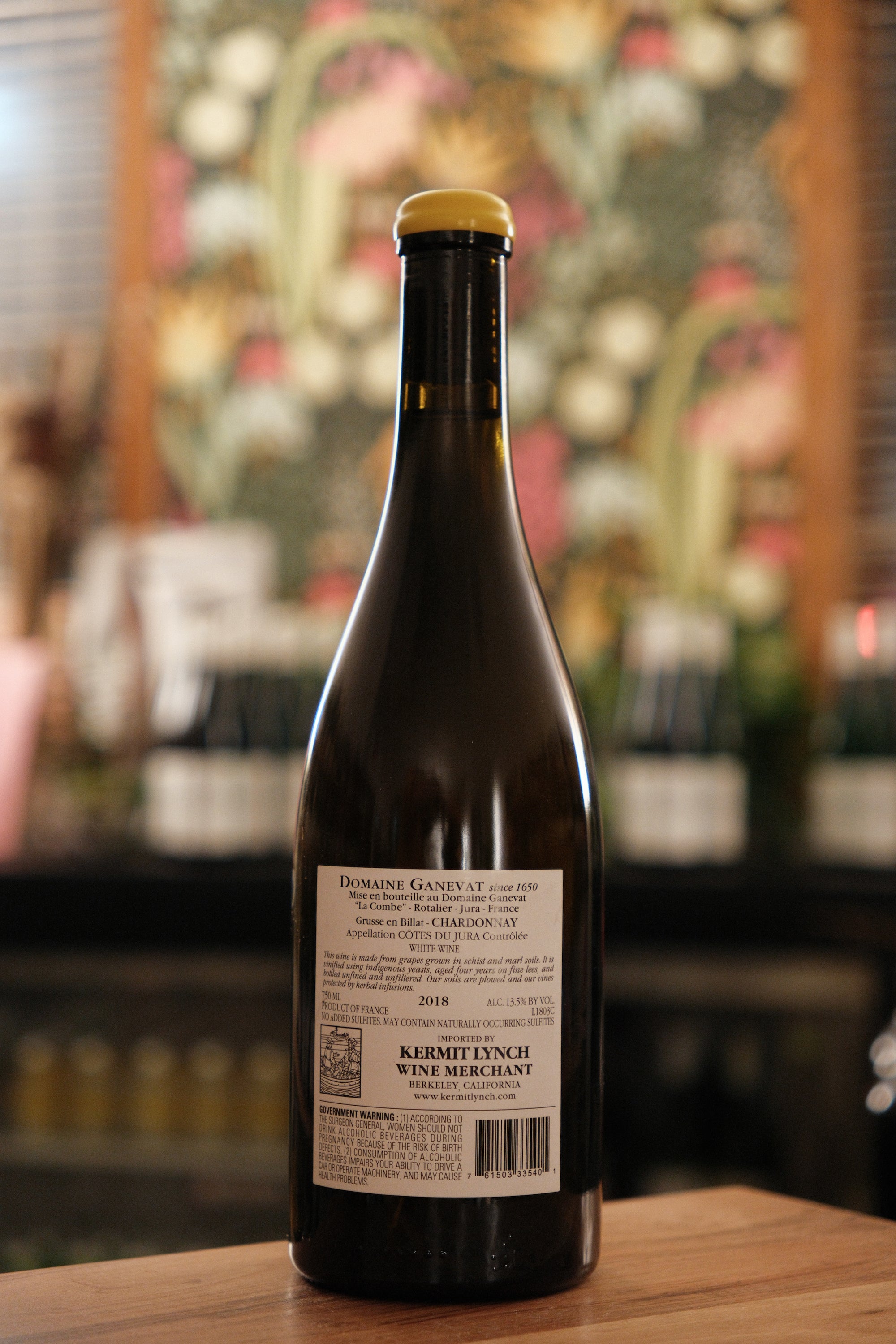 Anne et Jean-François Ganevat 'Grusse en Billat' 2018