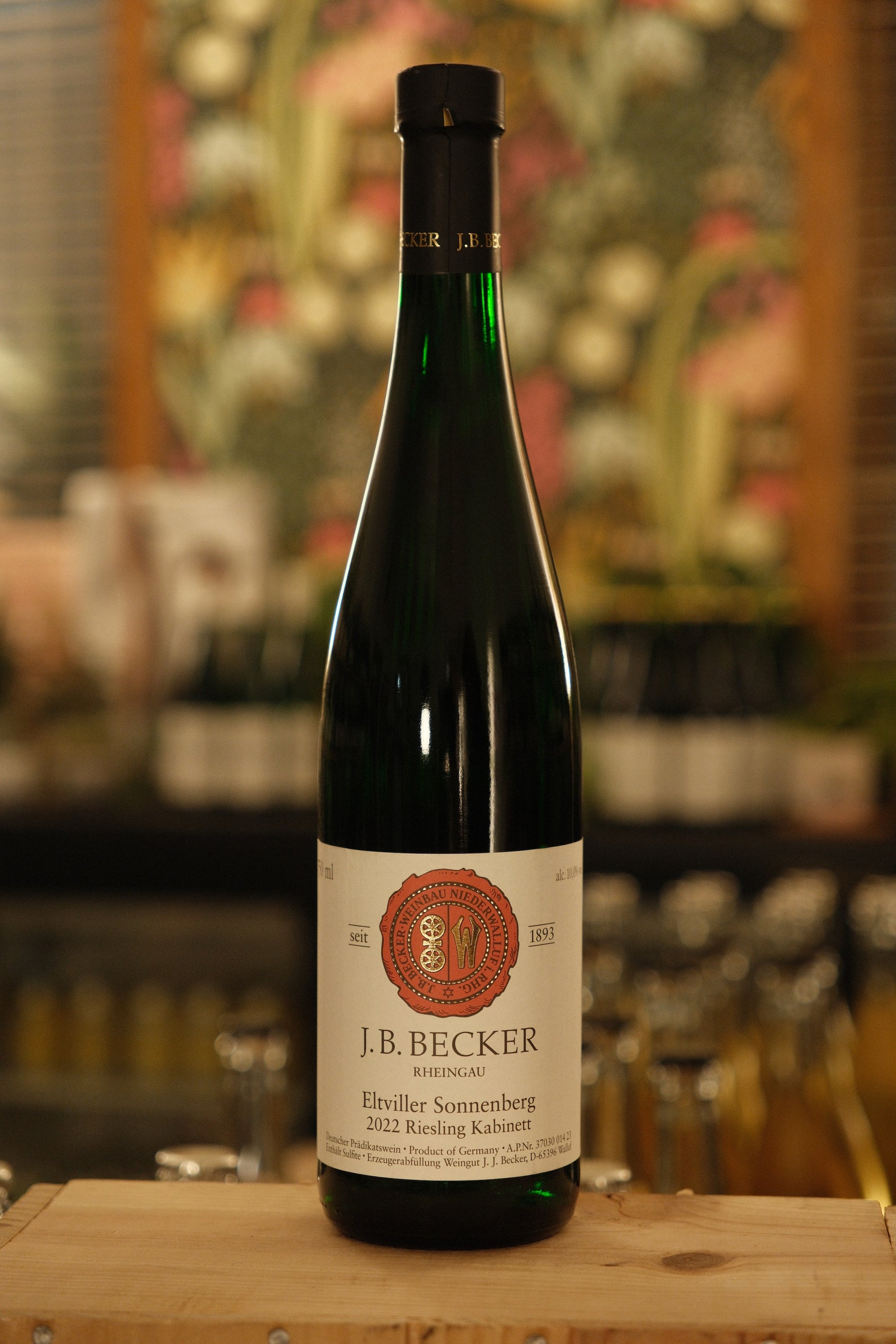 JB Becker Eltviller Sonnenberg Riesling Kabinett 2022