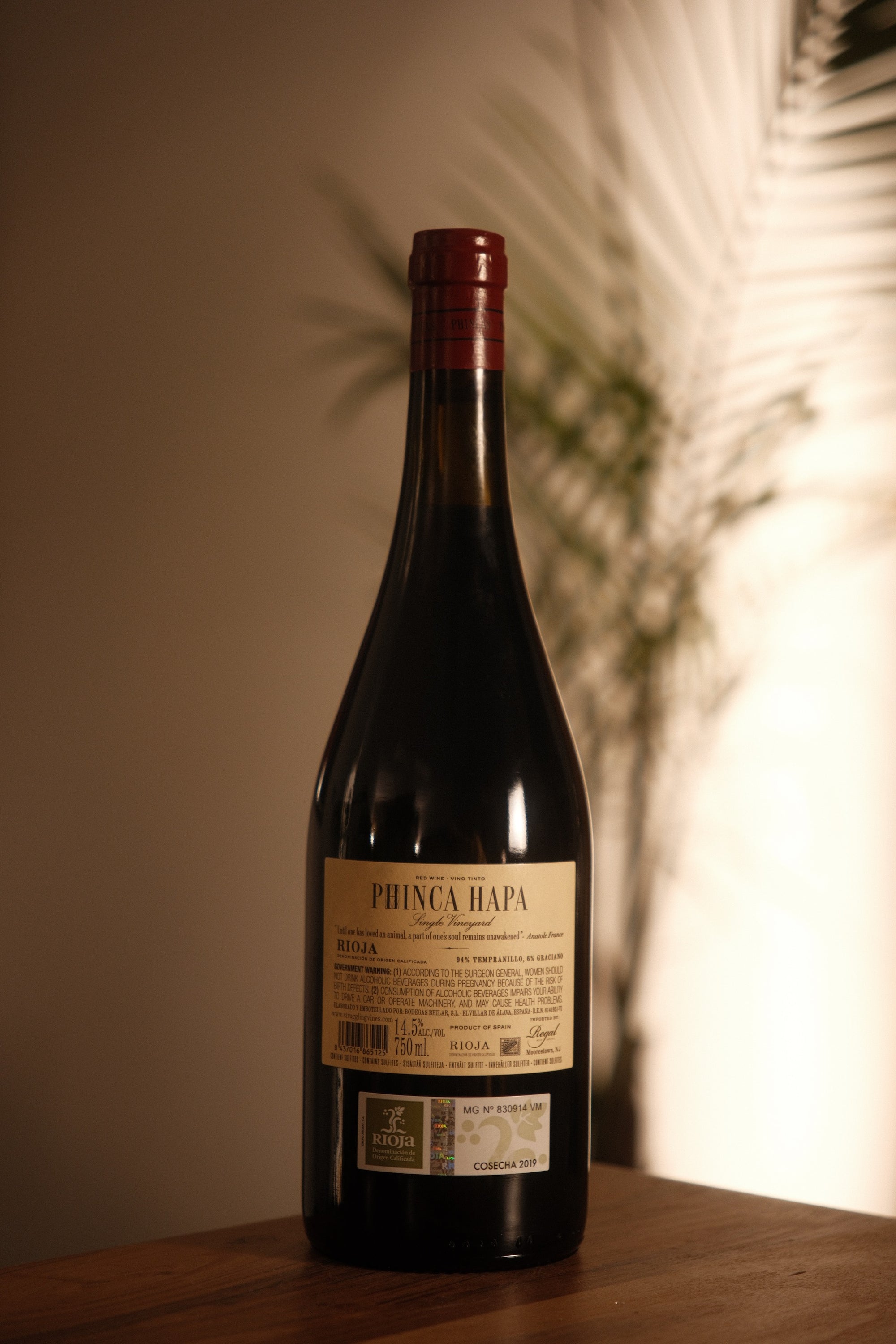 Bhilar 'Struggling Vines Phinca Hapa' Tinto 2019