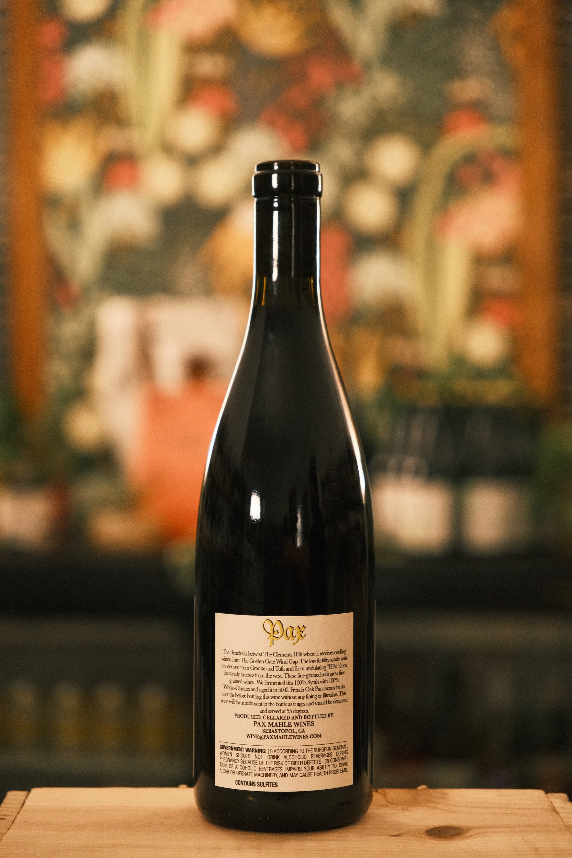 Pax Syrah 'The Bench Vyd - Clements Hills' 2022