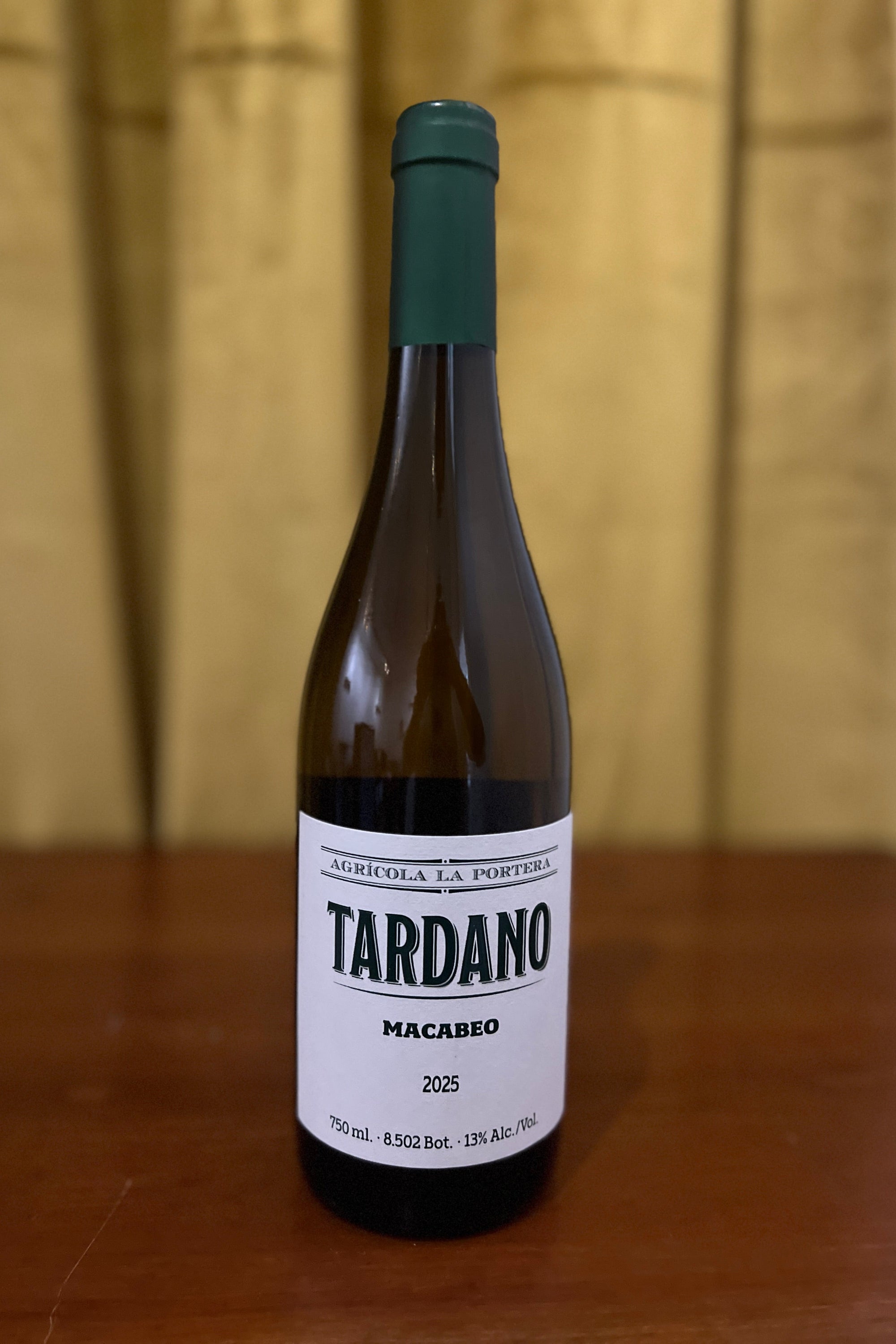 Agrícola La Portera “Tardano” Macabeo 2025