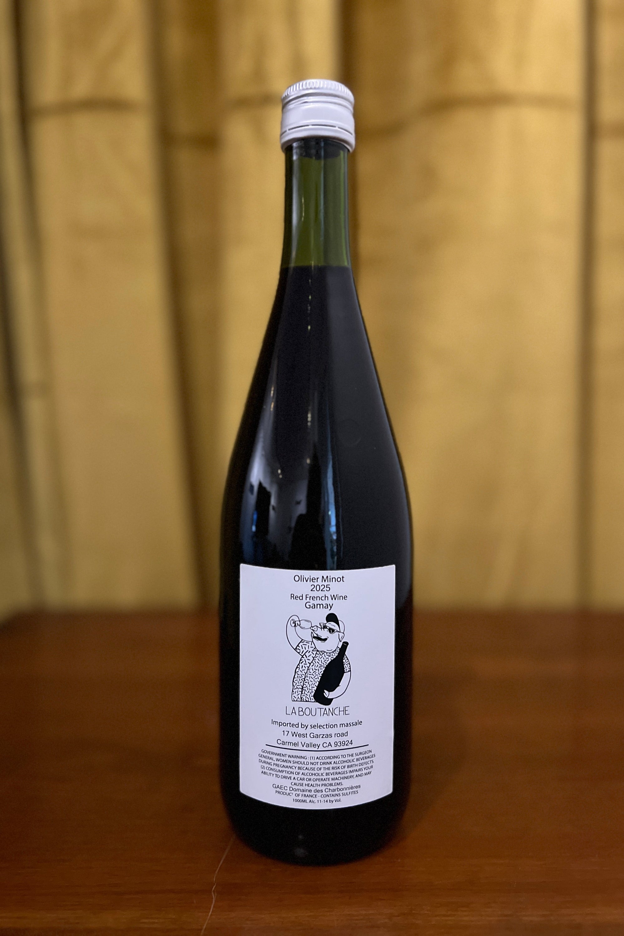 La Boutanche Olivier Minot 2025 Gamay 1 Liter